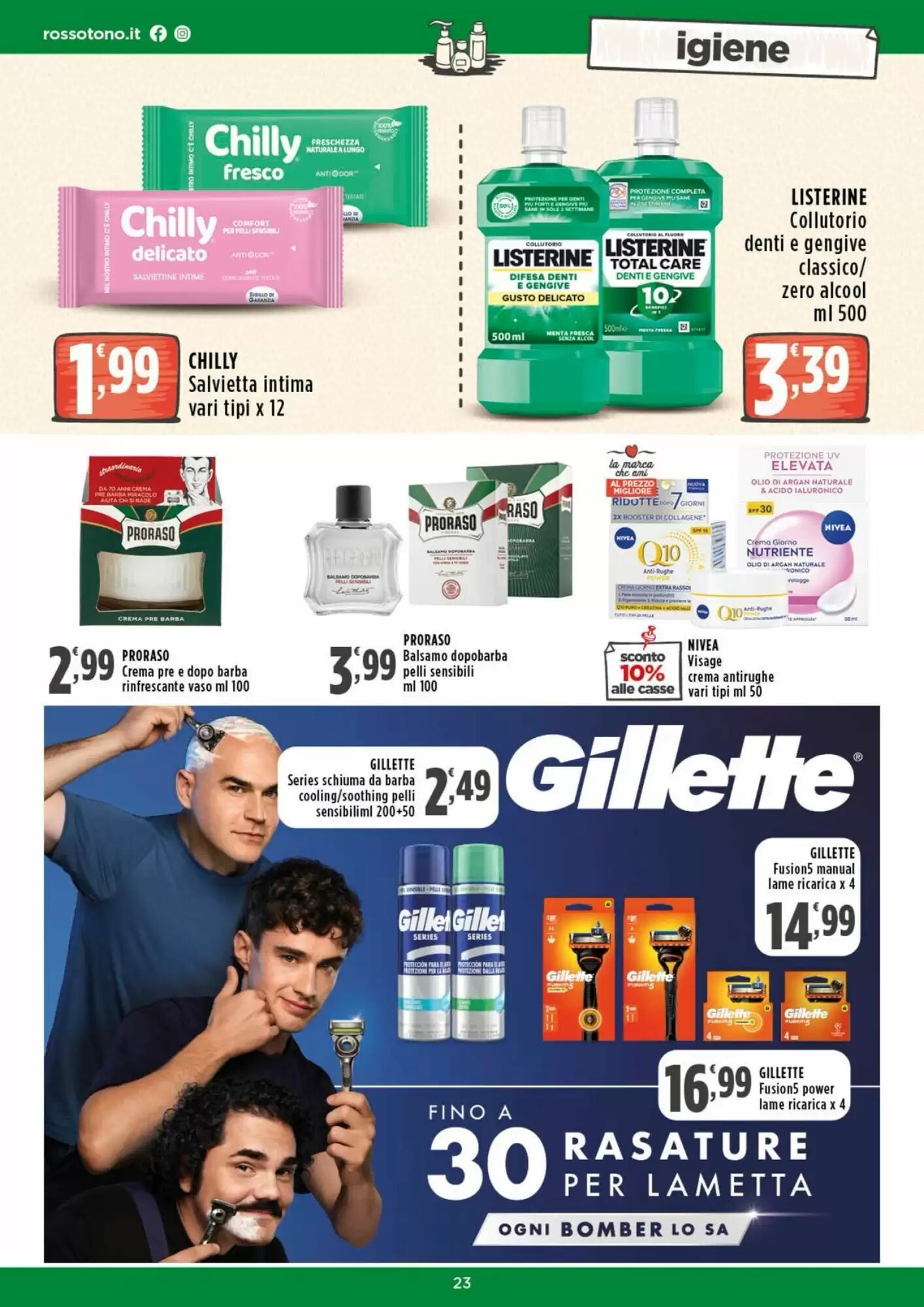 Volantino promozionale Rossotono  valide dal 14/05/2026 - Pagina 23.