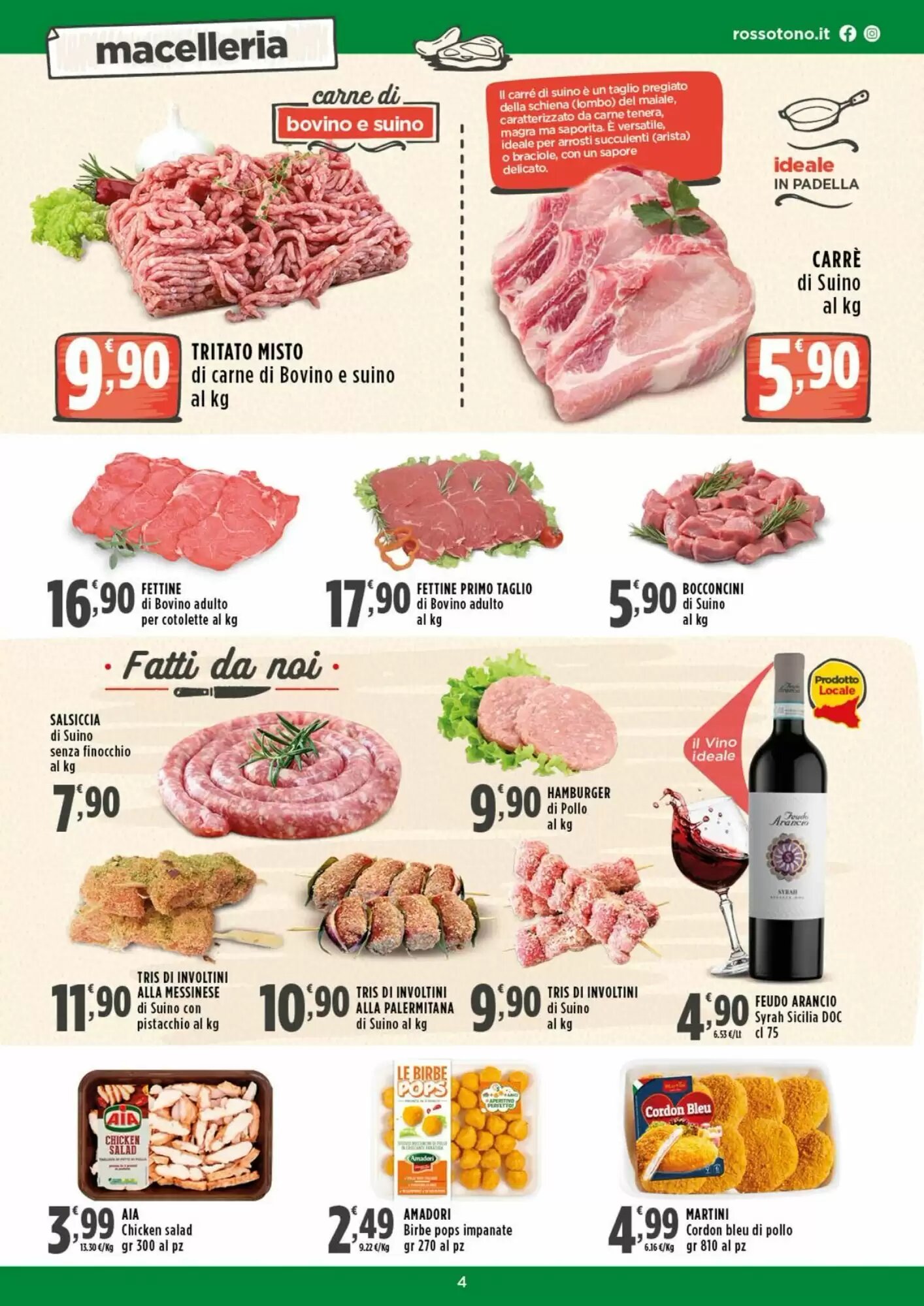 Volantino promozionale Rossotono  valide dal 14/05/2026 - Pagina 4.