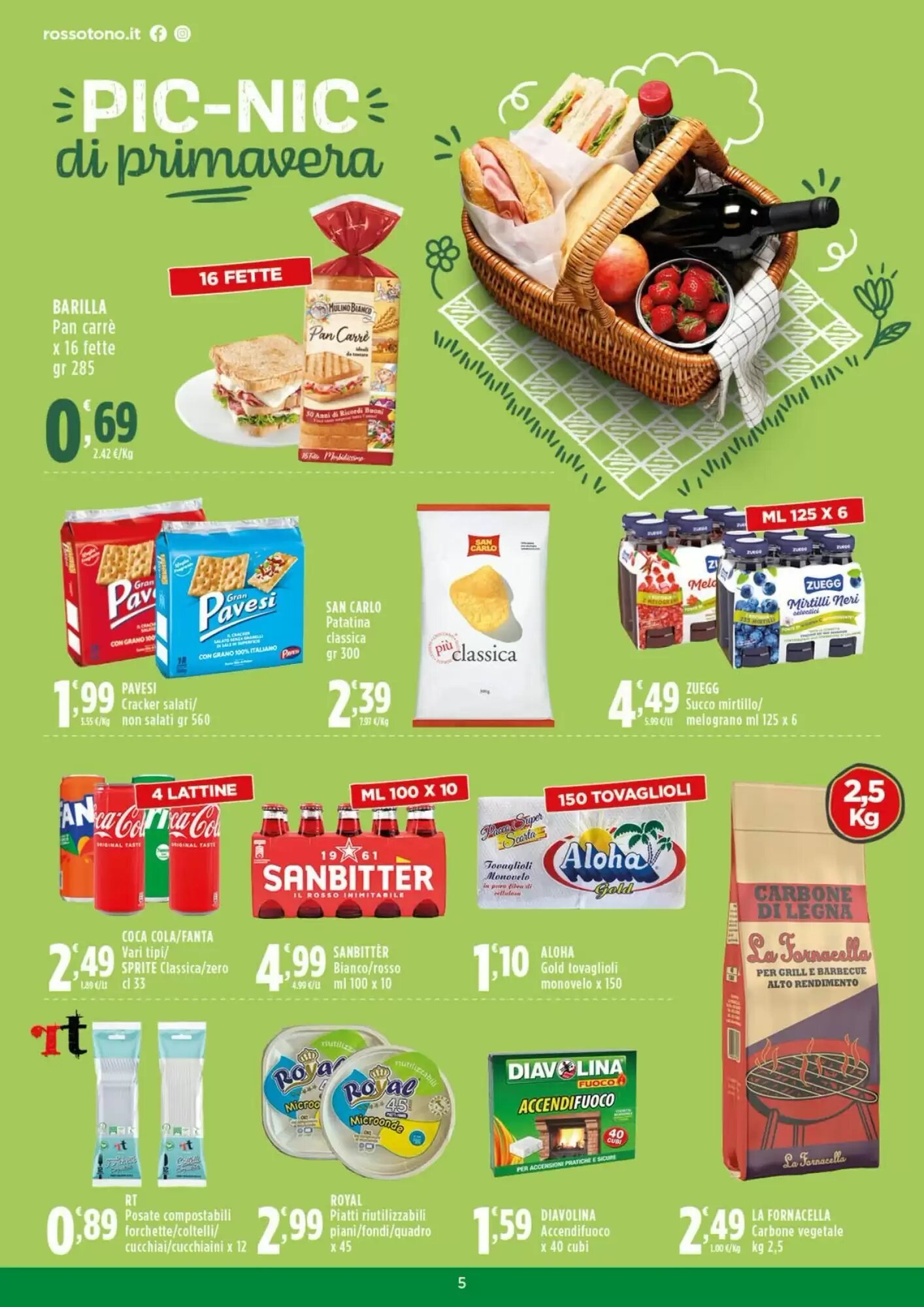 Volantino promozionale Rossotono  valide dal 14/05/2026 - Pagina 5.