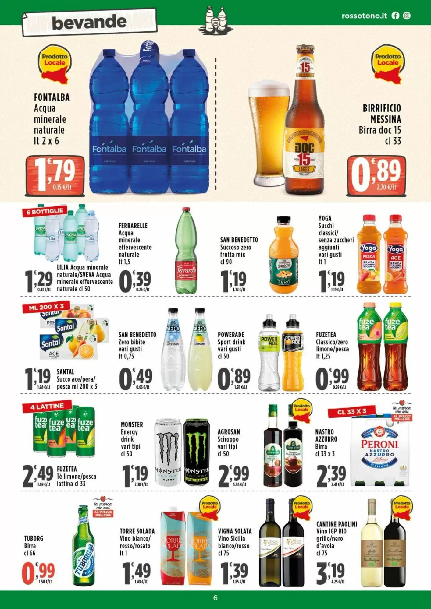 Volantino promozionale Rossotono  valide dal 14/05/2026 - Pagina 6.