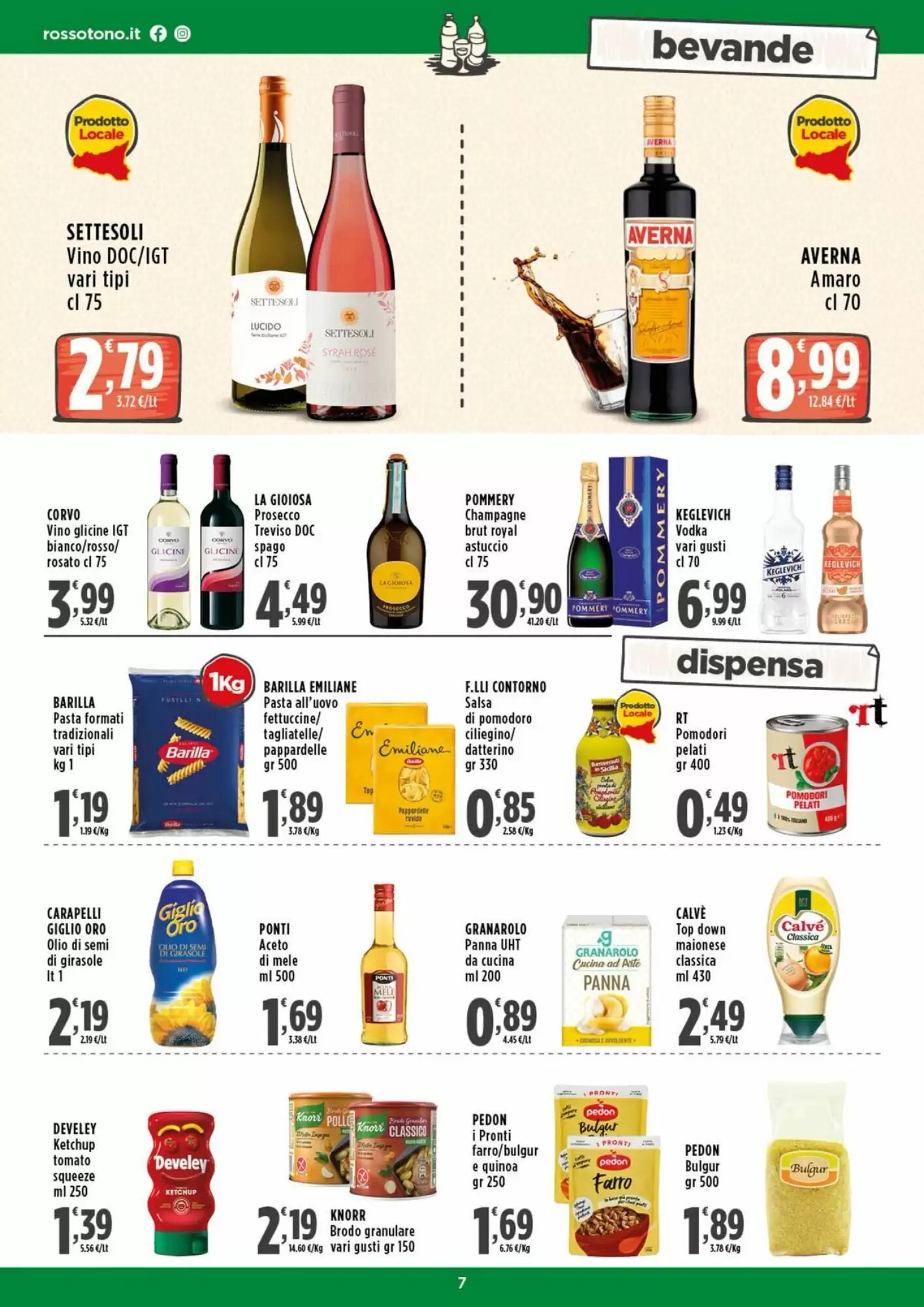 Volantino promozionale Rossotono  valide dal 14/05/2026 - Pagina 7.