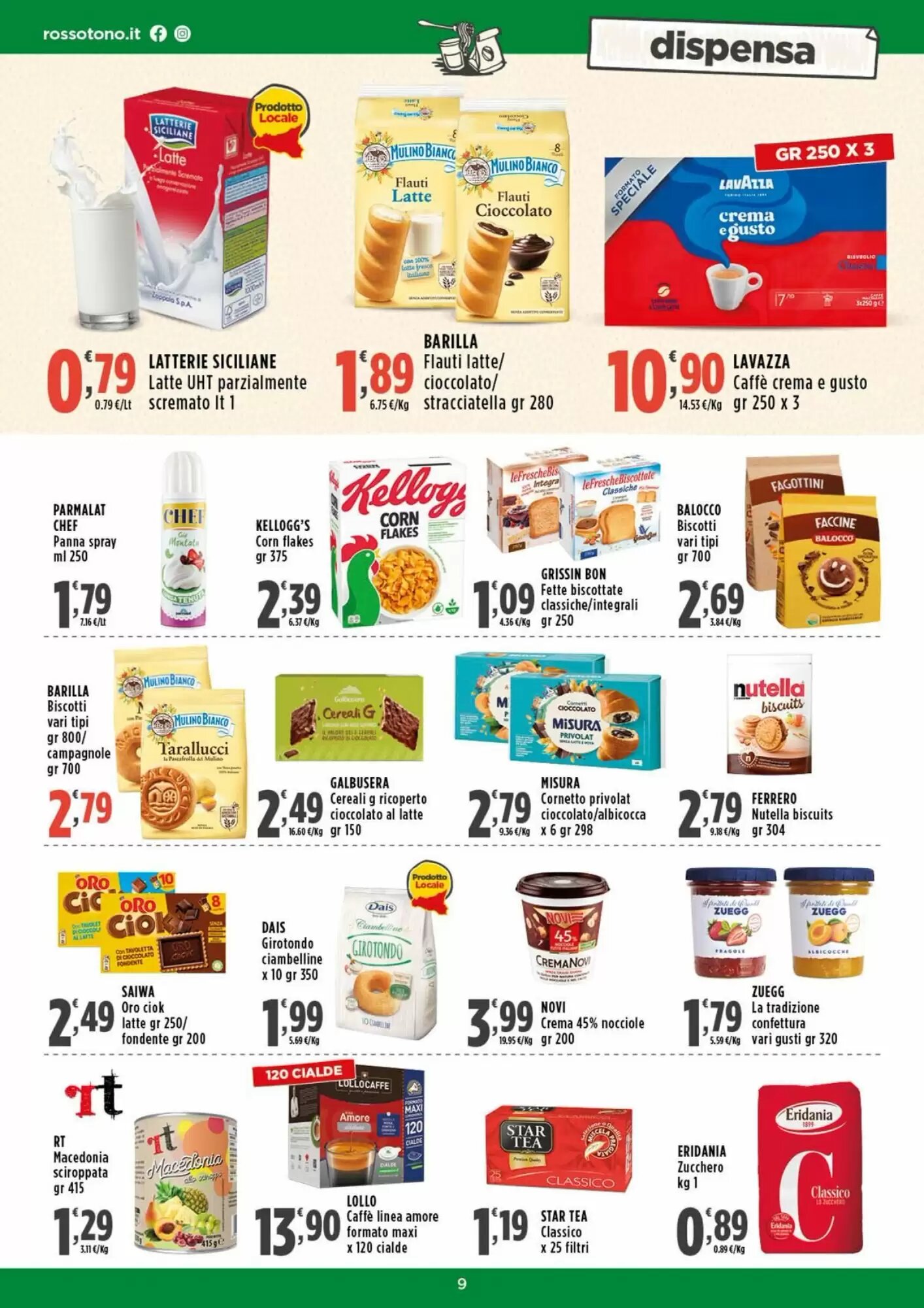 Volantino promozionale Rossotono  valide dal 14/05/2026 - Pagina 9.