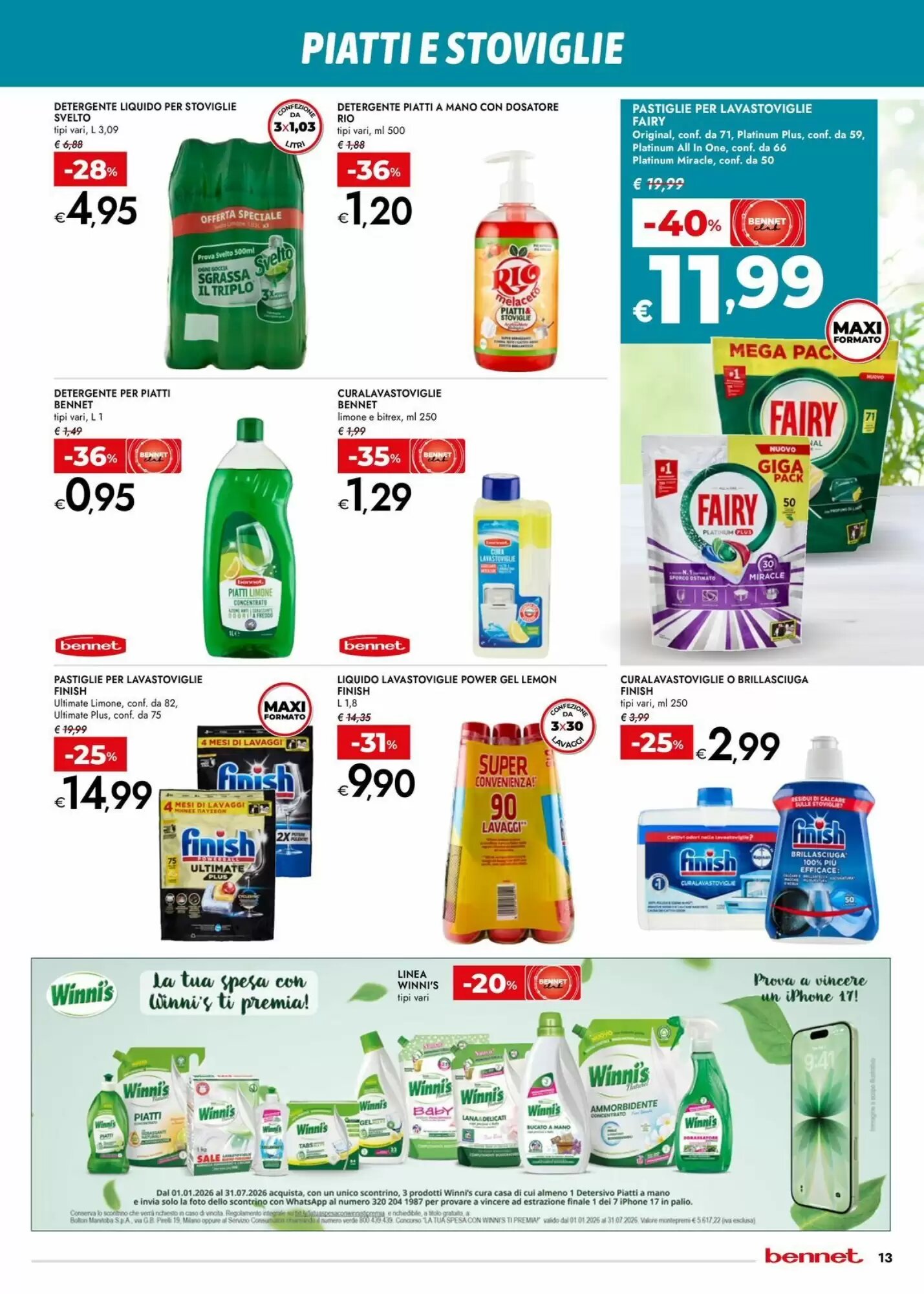 Volantino promozionale Bennet  valide dal 14/05/2026 - Pagina 13.