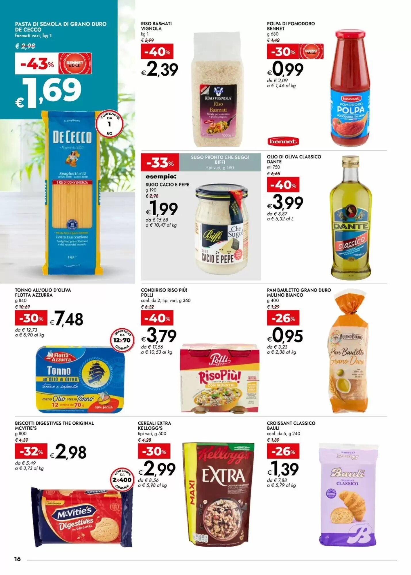 Volantino promozionale Bennet  valide dal 14/05/2026 - Pagina 16.