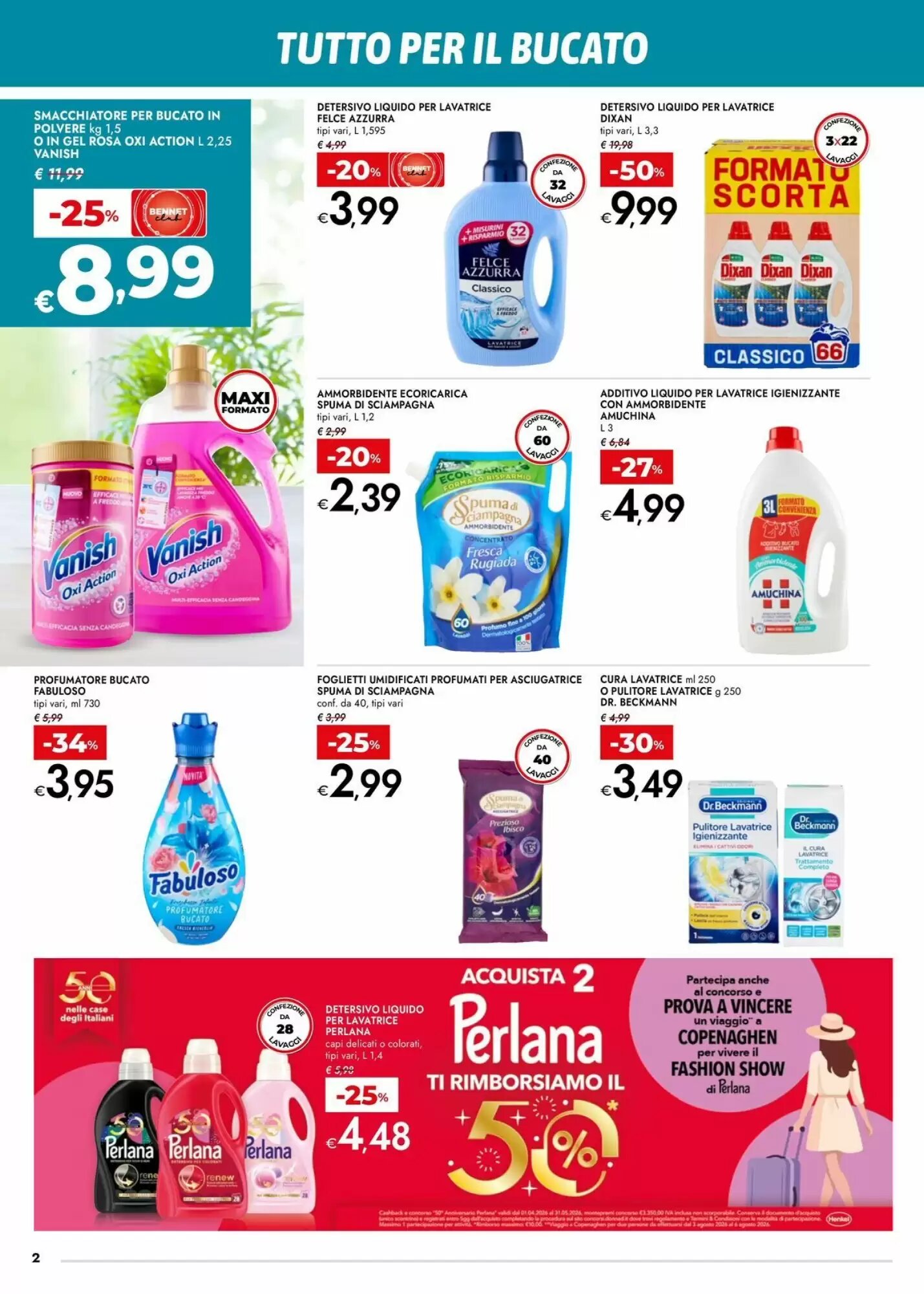 Volantino promozionale Bennet  valide dal 14/05/2026 - Pagina 2.