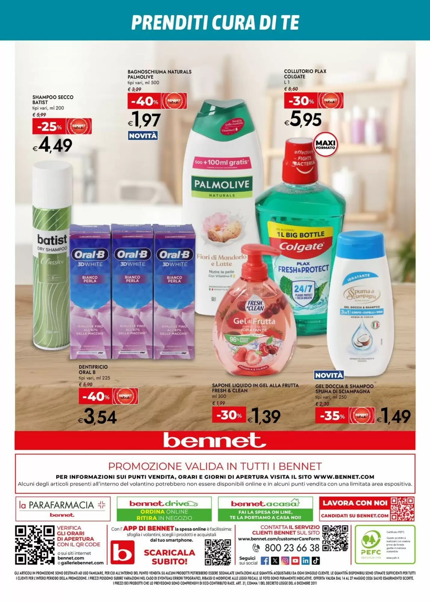 Volantino promozionale Bennet  valide dal 14/05/2026 - Pagina 24.