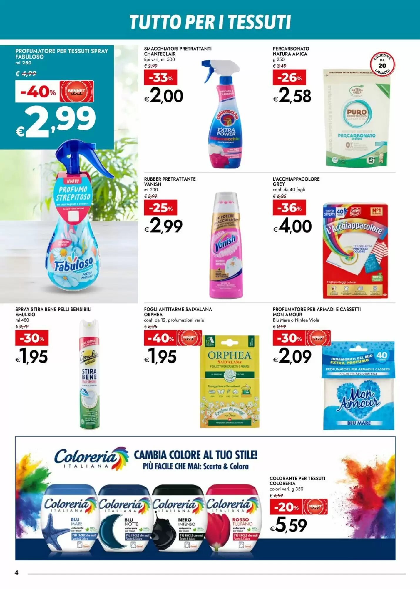 Volantino promozionale Bennet  valide dal 14/05/2026 - Pagina 4.