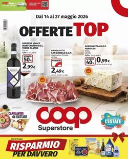 Volantino promozionale Coop Superstore valide dal 14/05/2026