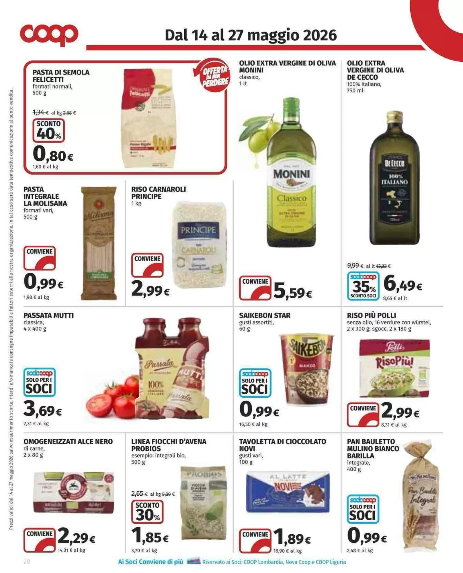 Volantino promozionale Coop Superstore  valide dal 14/05/2026 - Pagina 20.