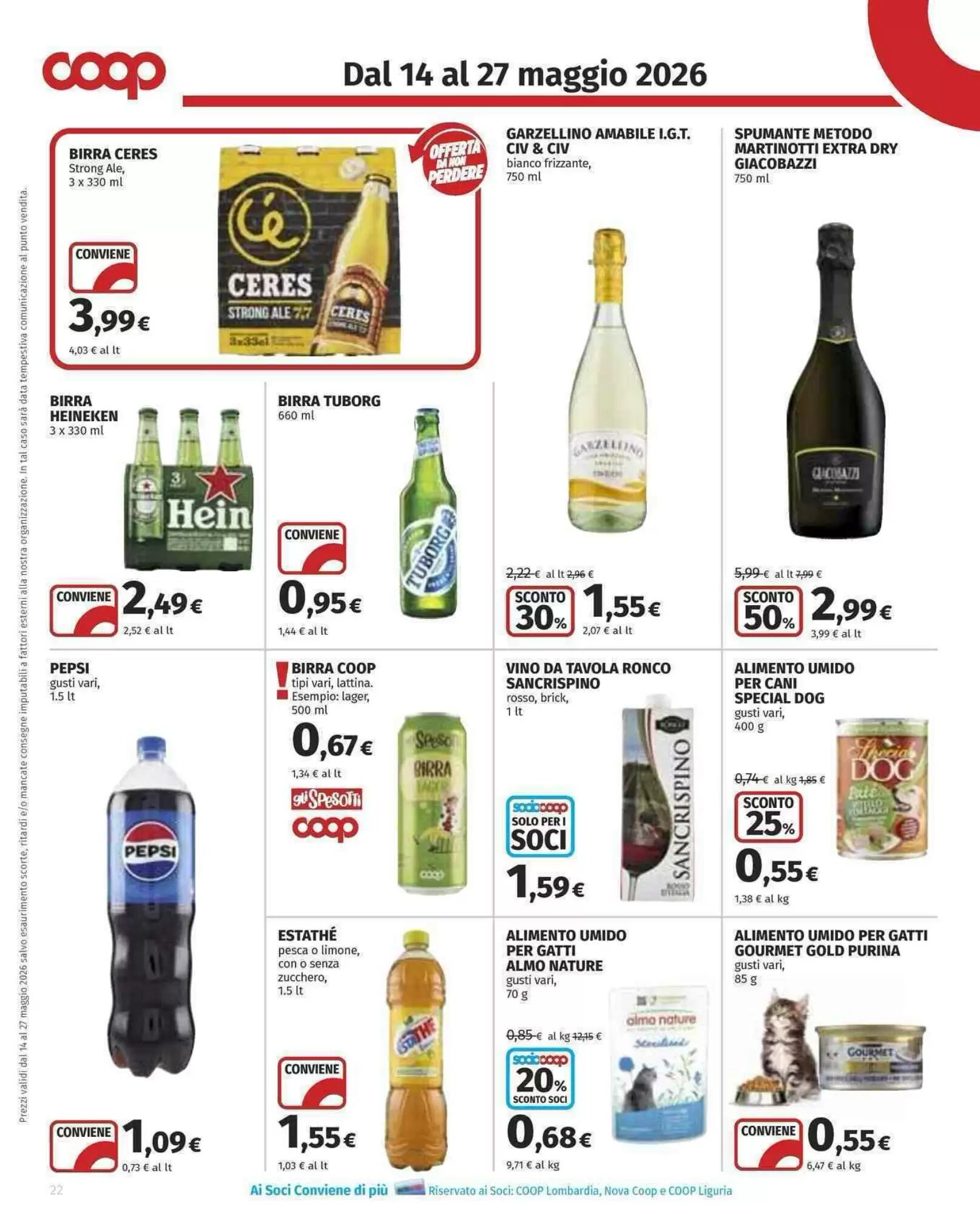 Volantino promozionale Coop Superstore  valide dal 14/05/2026 - Pagina 22.