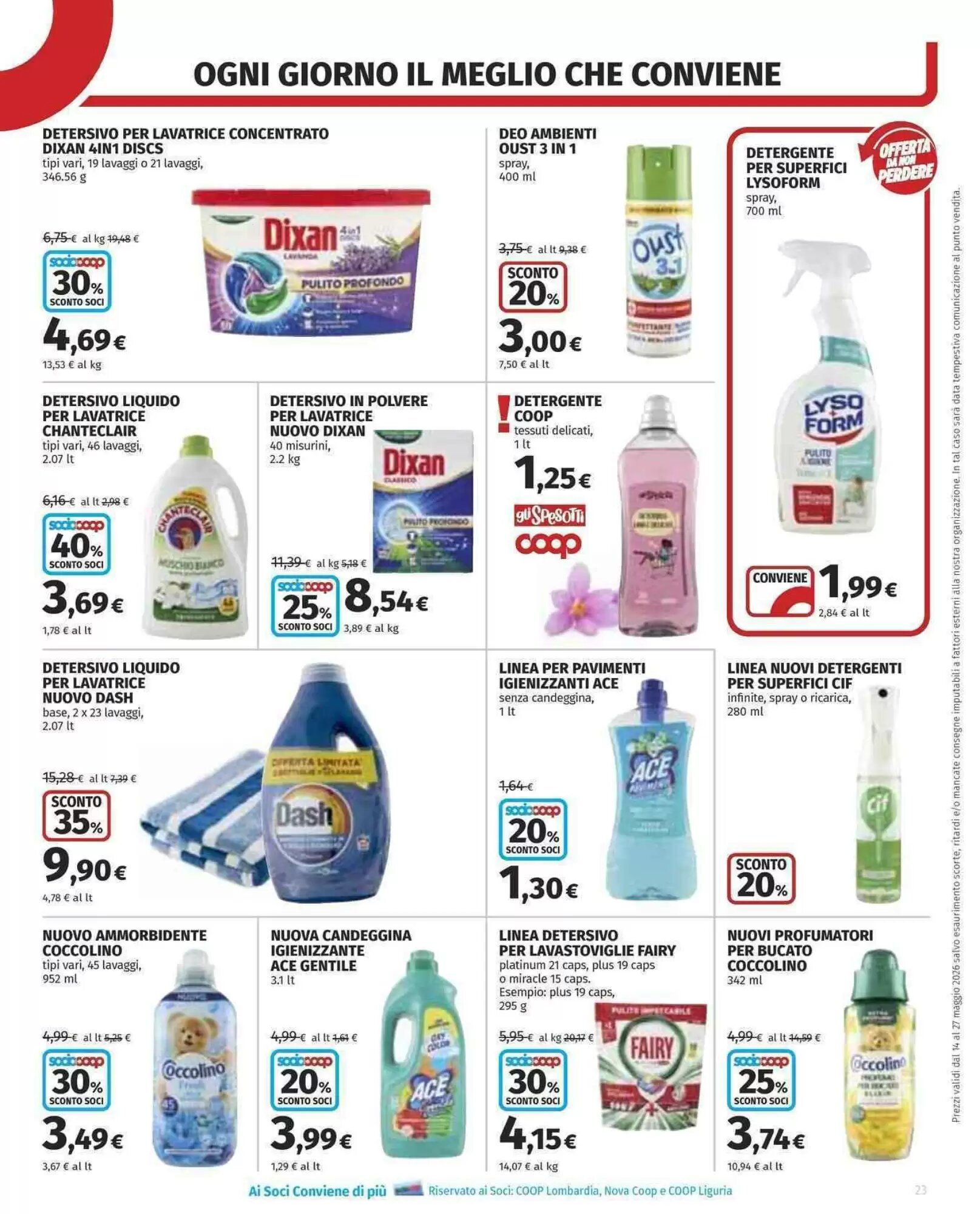 Volantino promozionale Coop Superstore  valide dal 14/05/2026 - Pagina 23.