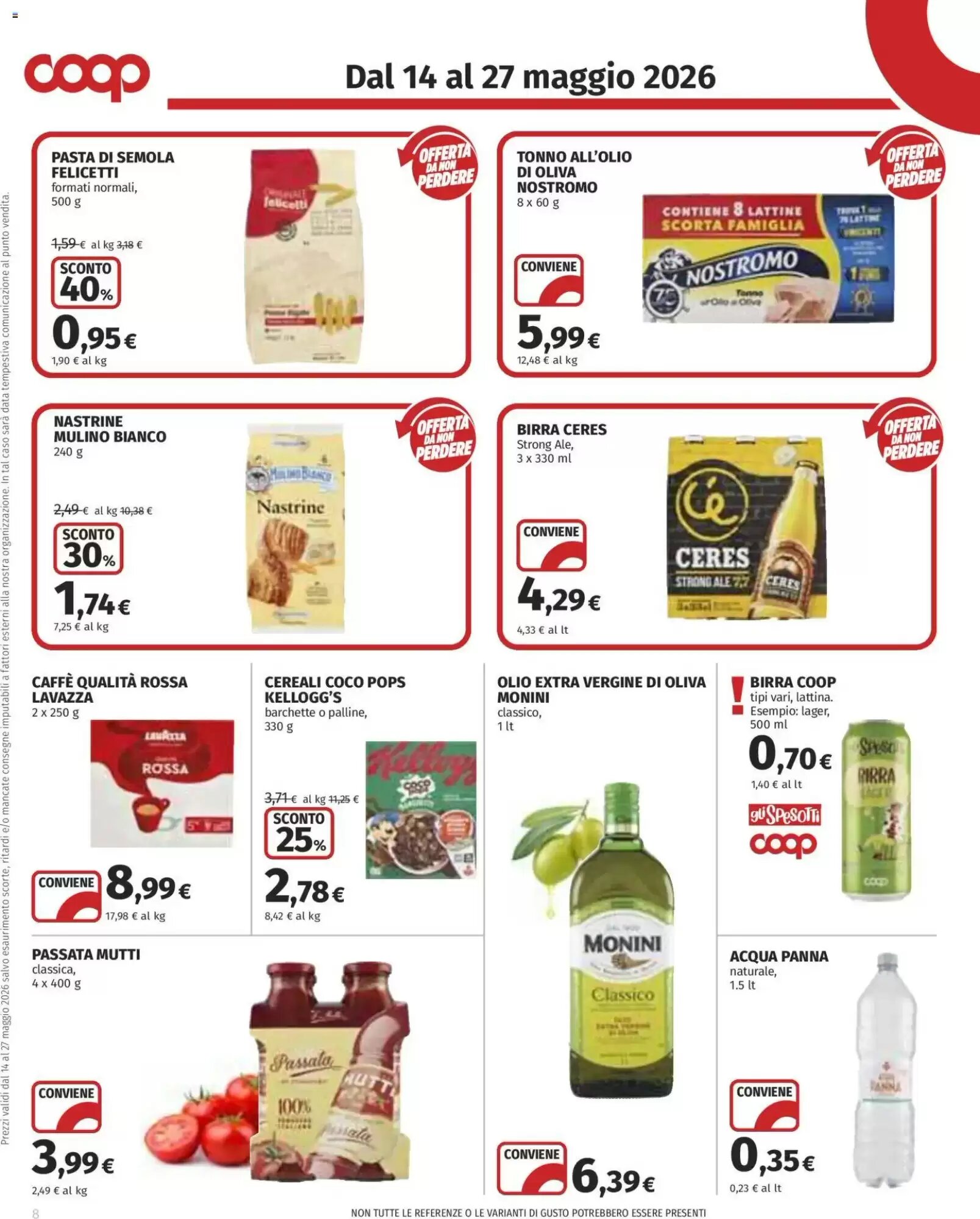 Volantino promozionale Coop  valide dal 14/05/2026 - Pagina 8.