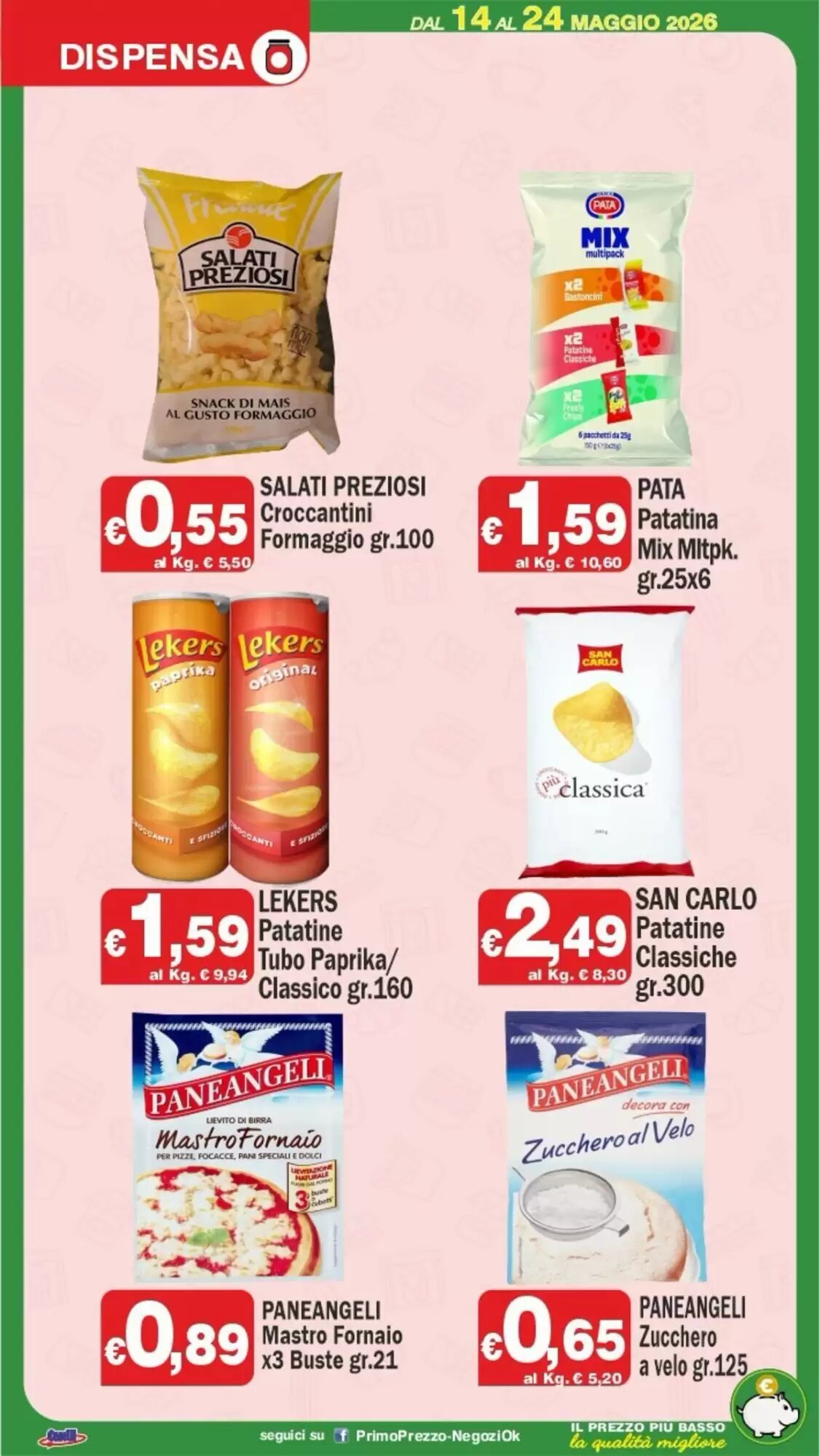 Volantino promozionale Primo Prezzo  valide dal 14/05/2026 - Pagina 14.