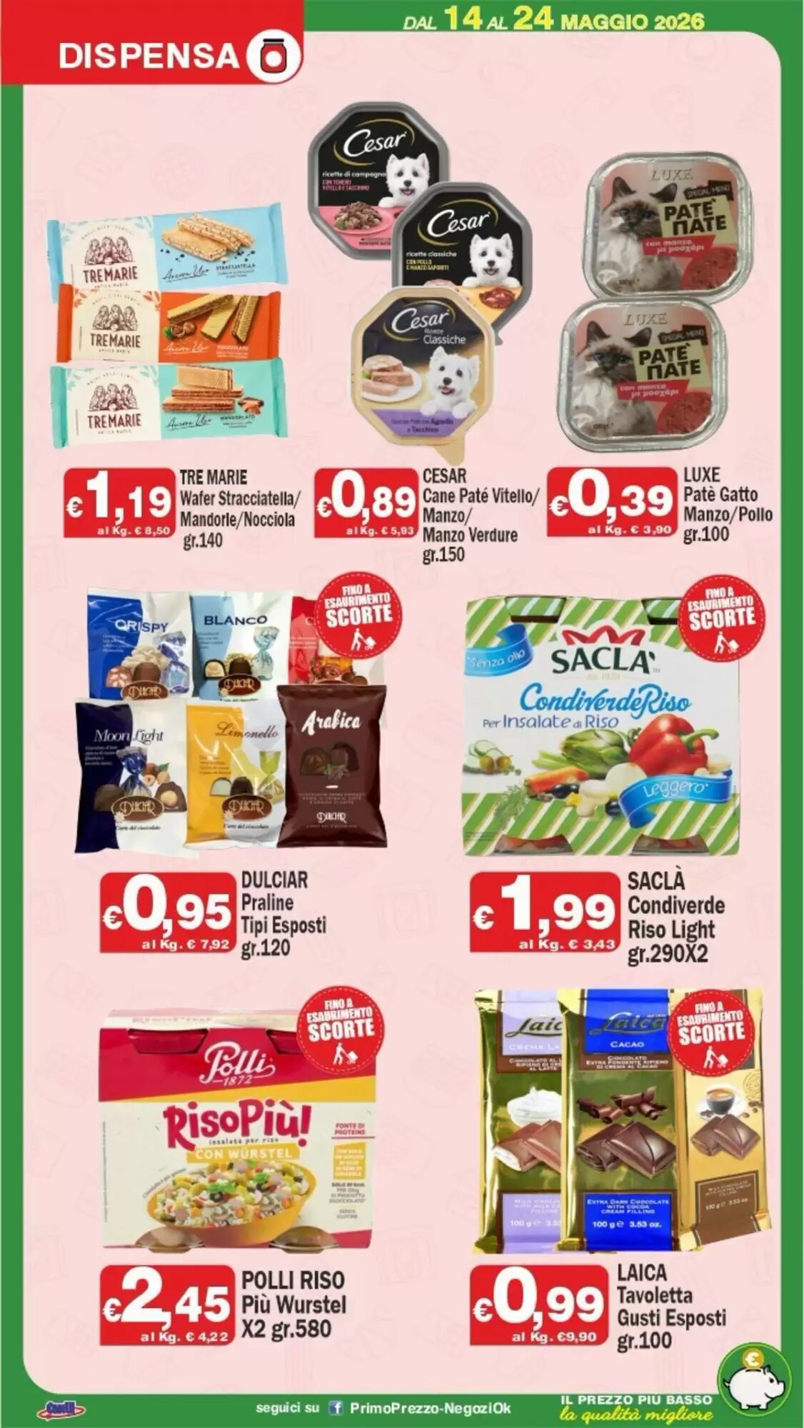 Volantino promozionale Primo Prezzo  valide dal 14/05/2026 - Pagina 16.