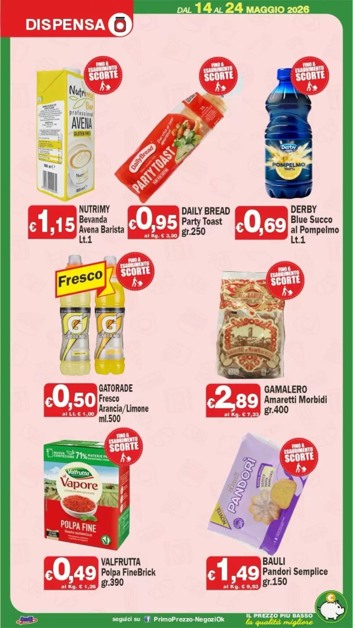 Volantino promozionale Primo Prezzo  valide dal 14/05/2026 - Pagina 17.
