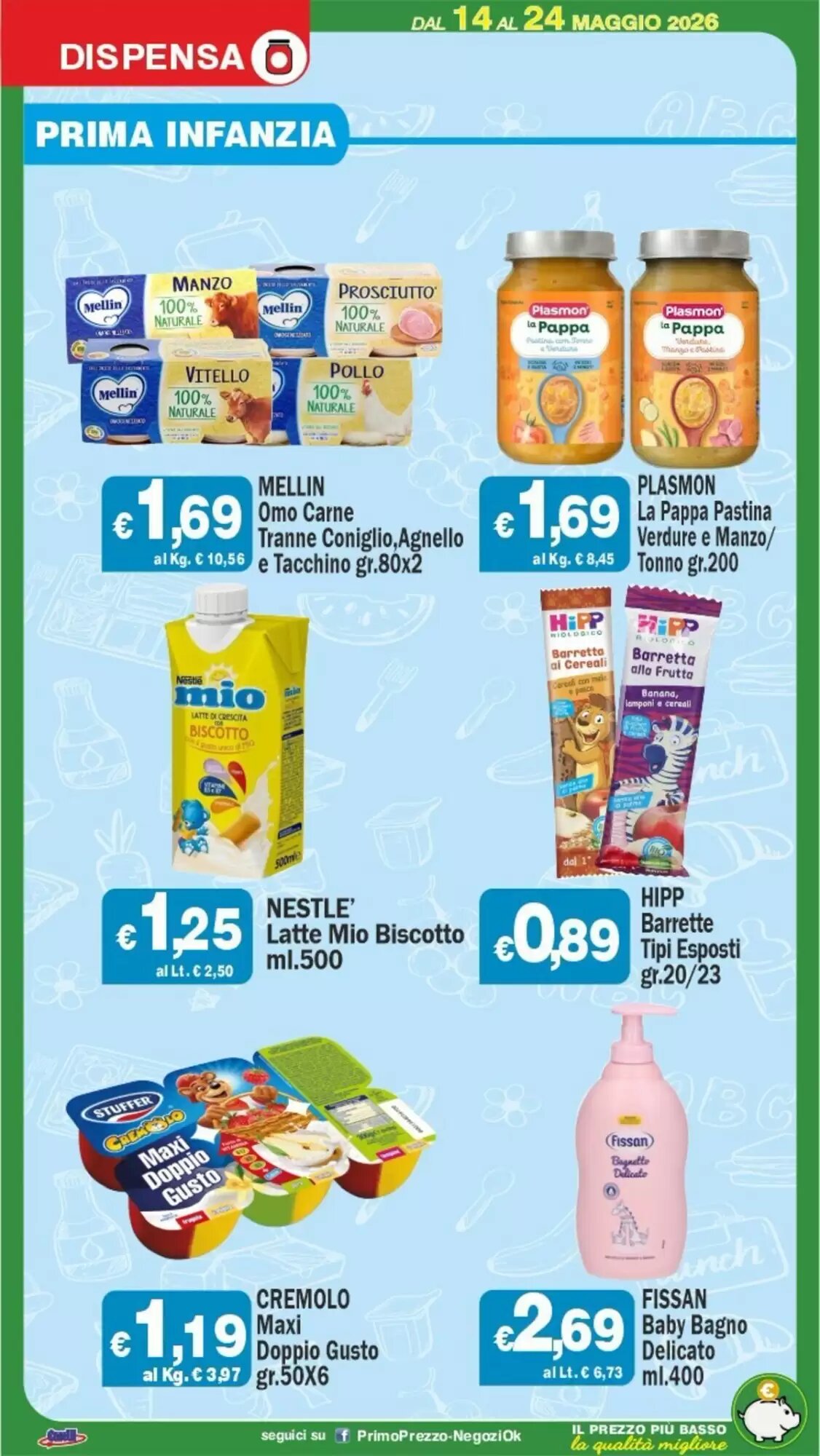 Volantino promozionale Primo Prezzo  valide dal 14/05/2026 - Pagina 18.