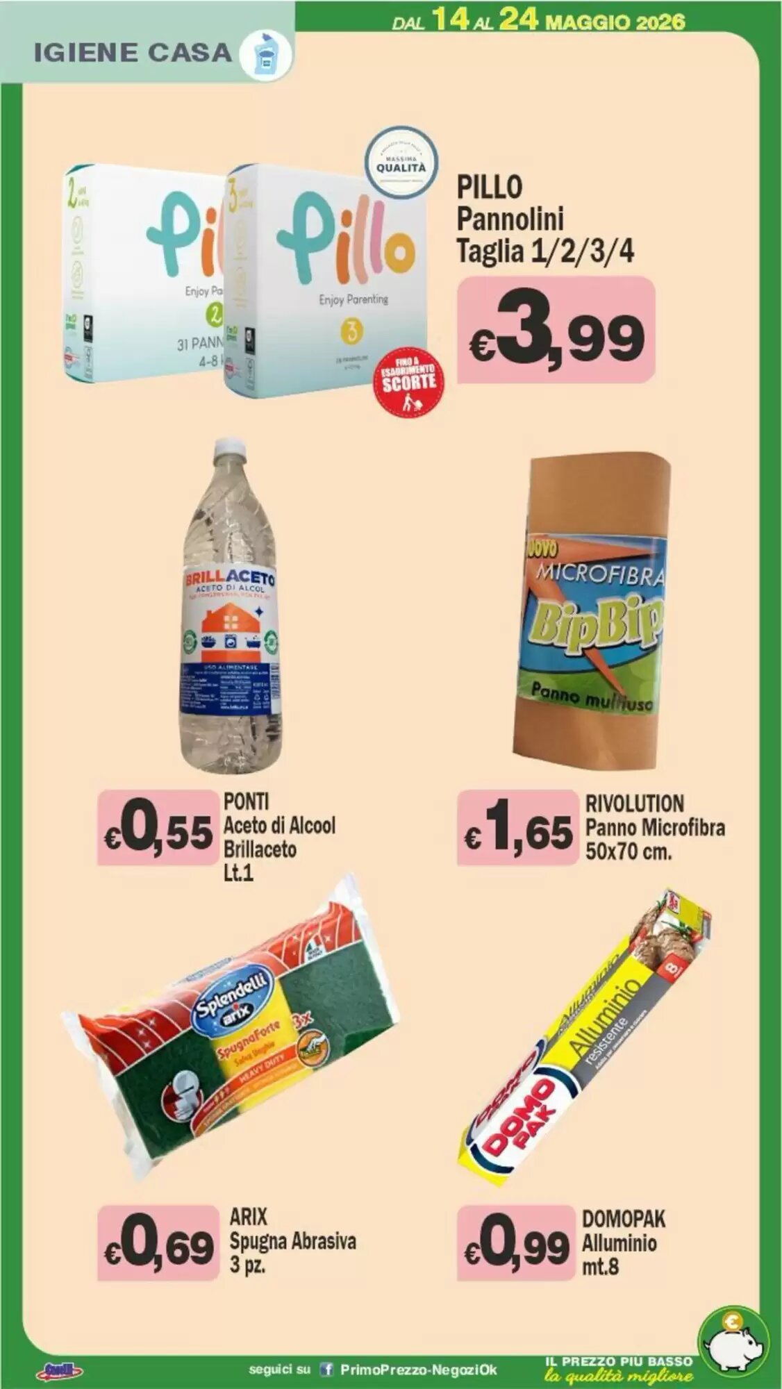 Volantino promozionale Primo Prezzo  valide dal 14/05/2026 - Pagina 22.