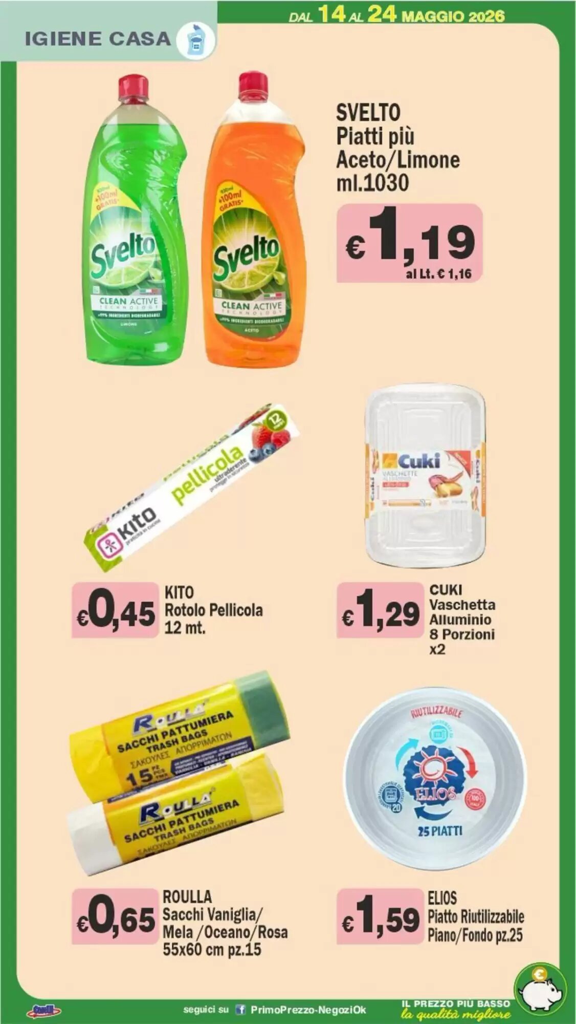 Volantino promozionale Primo Prezzo  valide dal 14/05/2026 - Pagina 23.