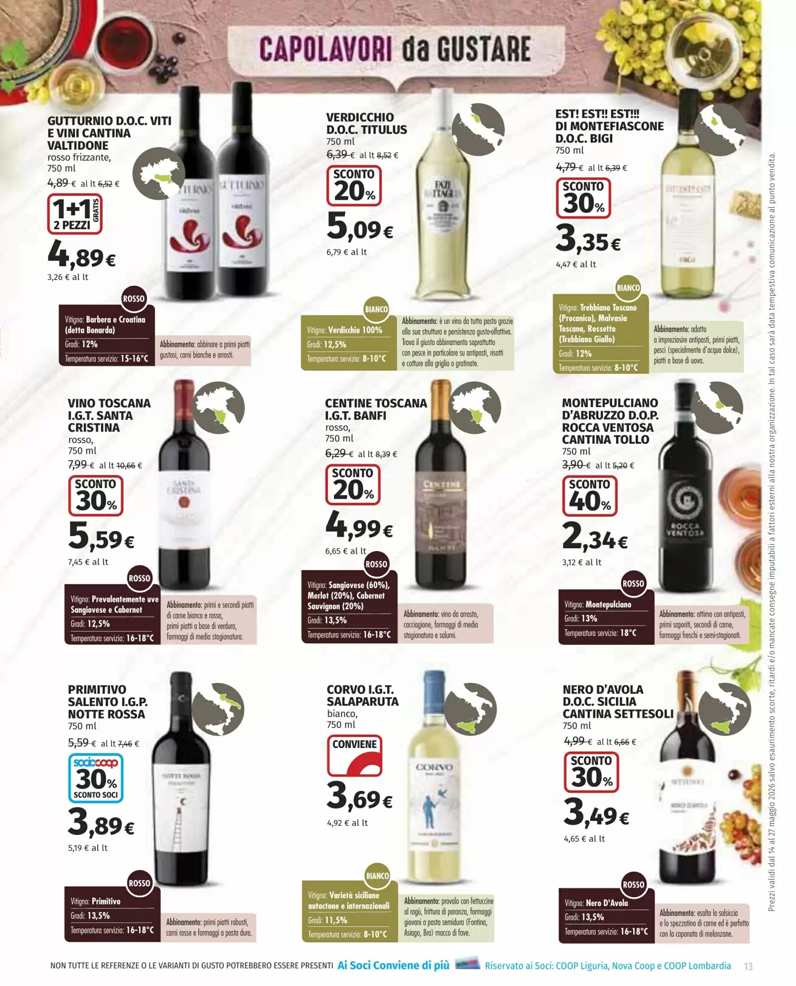 Volantino promozionale Coop  valide dal 14/05/2026 - Pagina 13.