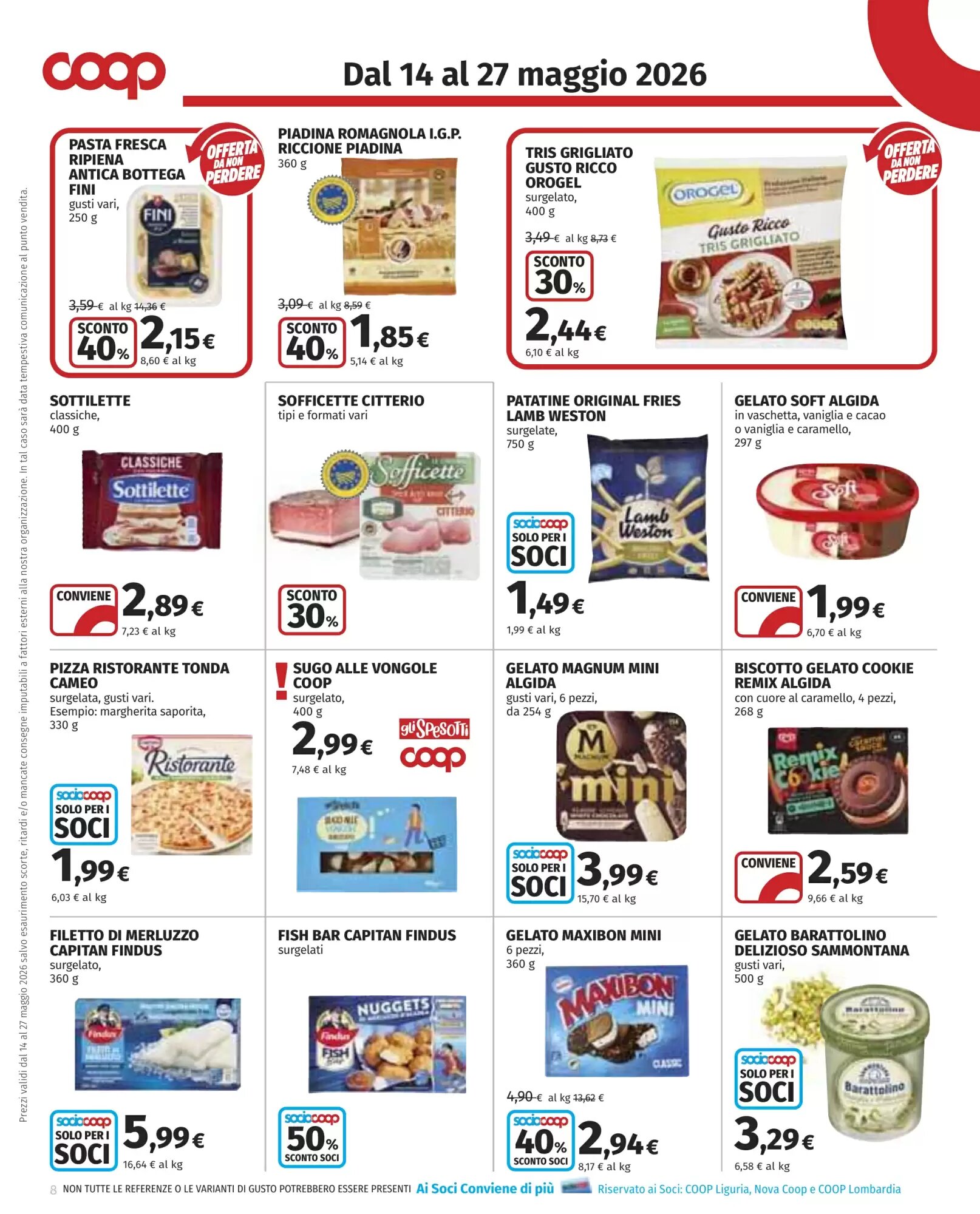 Volantino promozionale Coop  valide dal 14/05/2026 - Pagina 8.