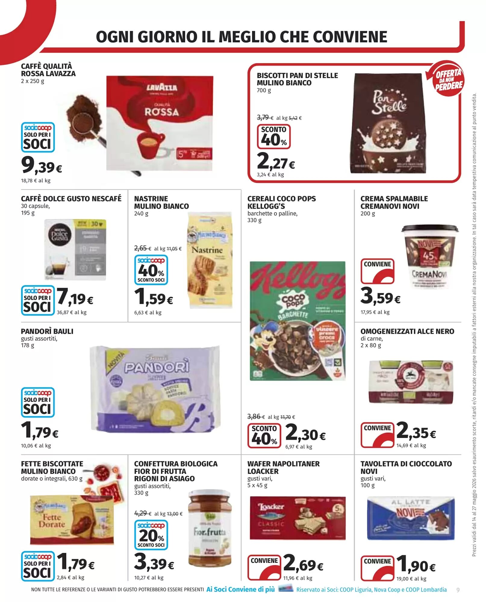 Volantino promozionale Coop  valide dal 14/05/2026 - Pagina 9.