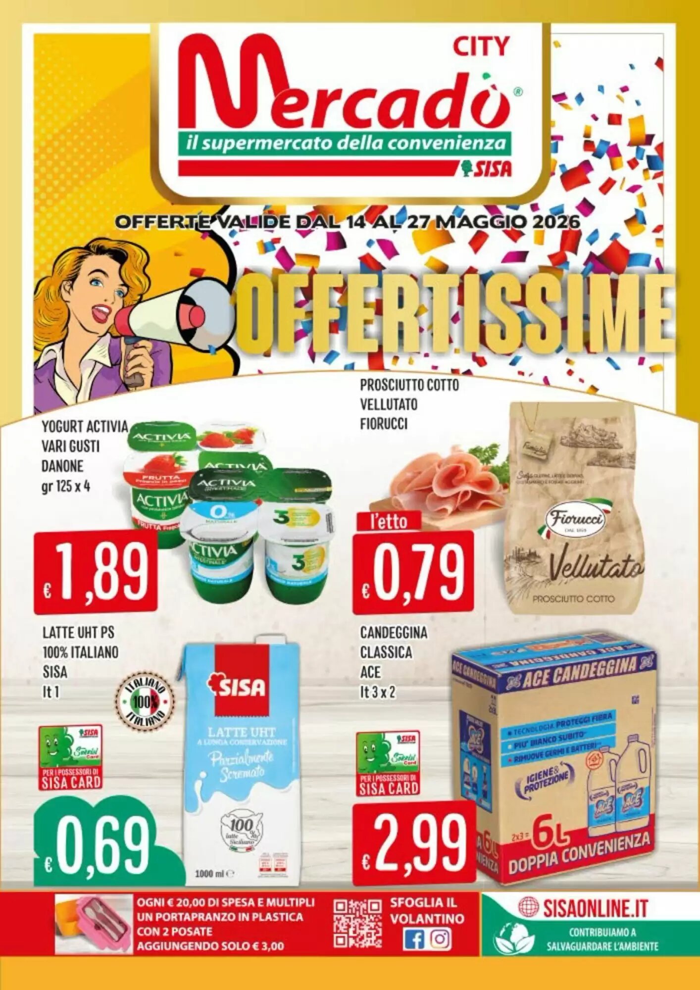 Volantino promozionale Mercadò  valide dal 14/05/2026 - Pagina 1.