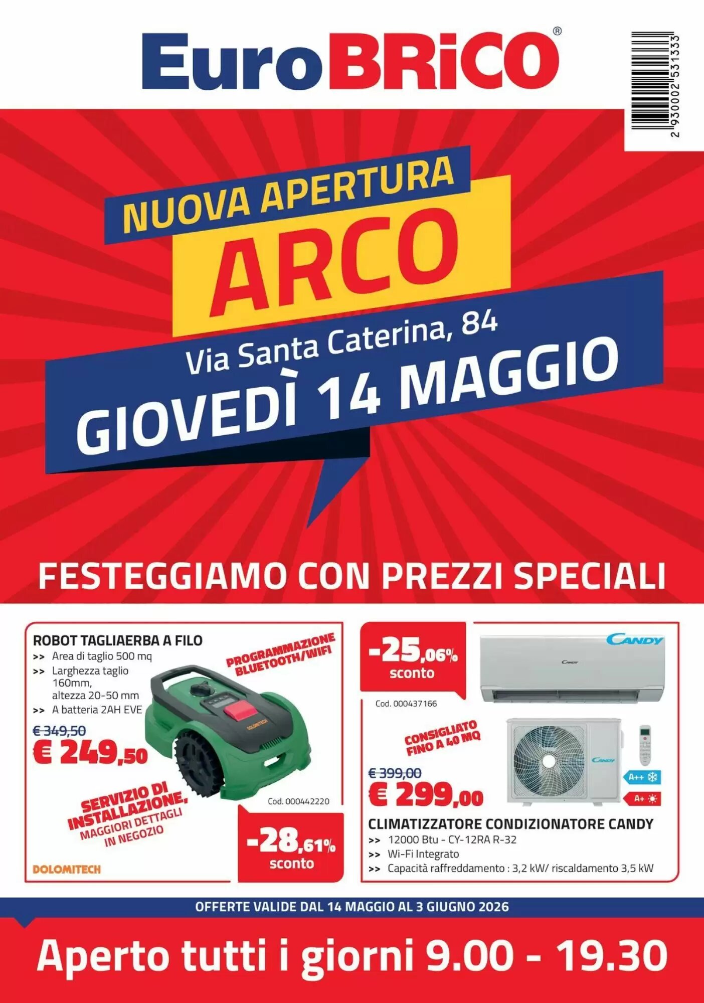 Volantino promozionale Eurobrico  valide dal 14/05/2026 - Pagina 1.