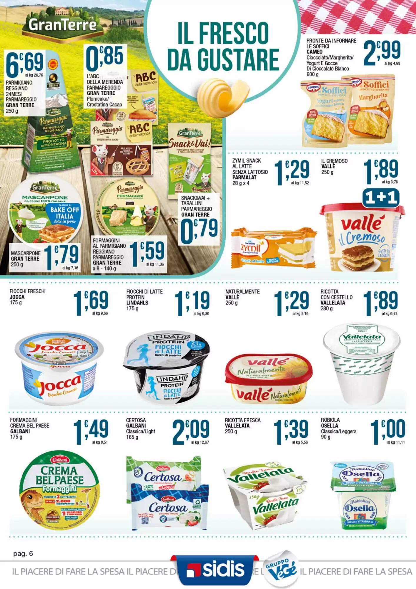 Volantino promozionale Sidis  valide dal 14/05/2026 - Pagina 6.