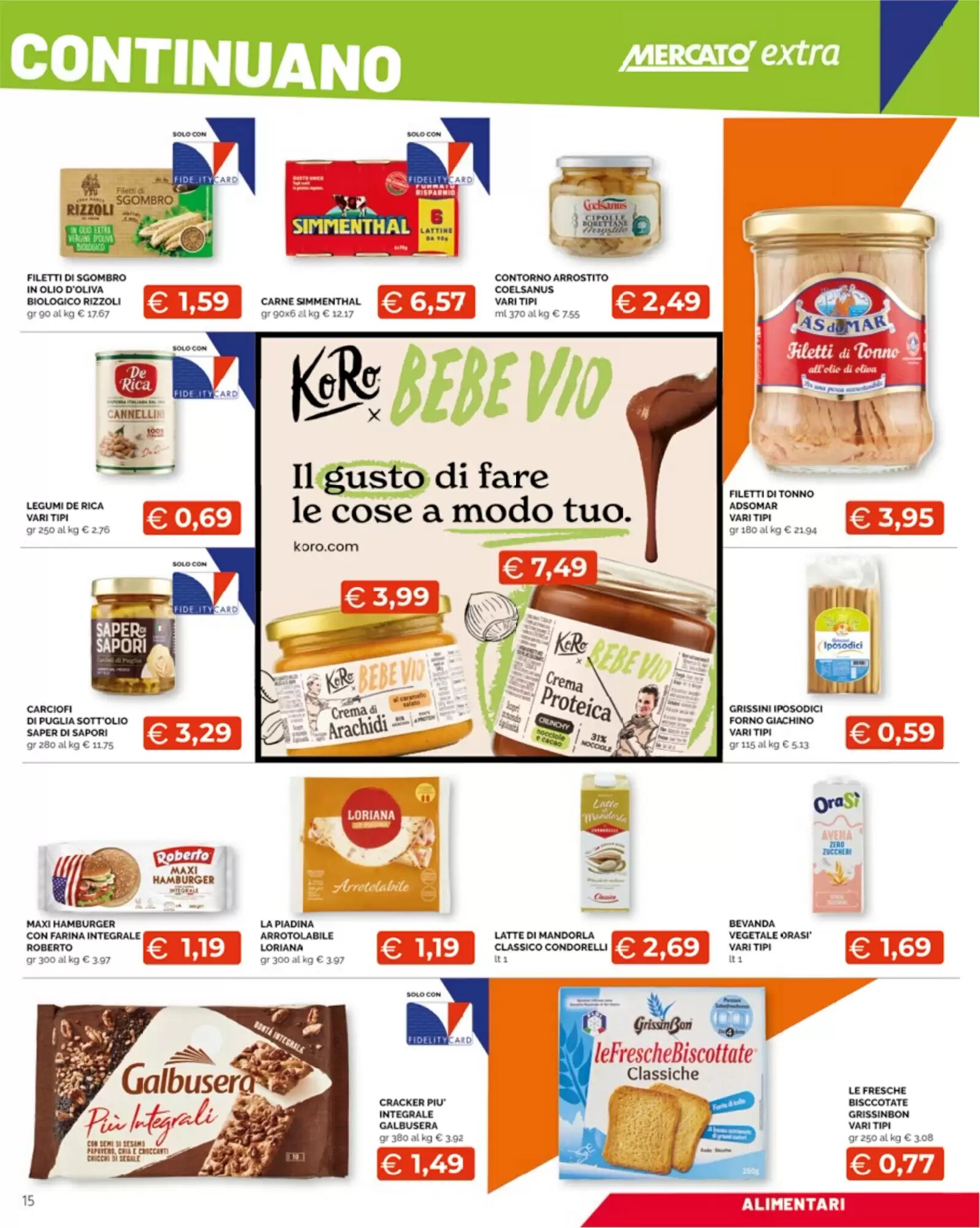 Volantino promozionale Mercatò Extra  valide dal 14/05/2026 - Pagina 15.