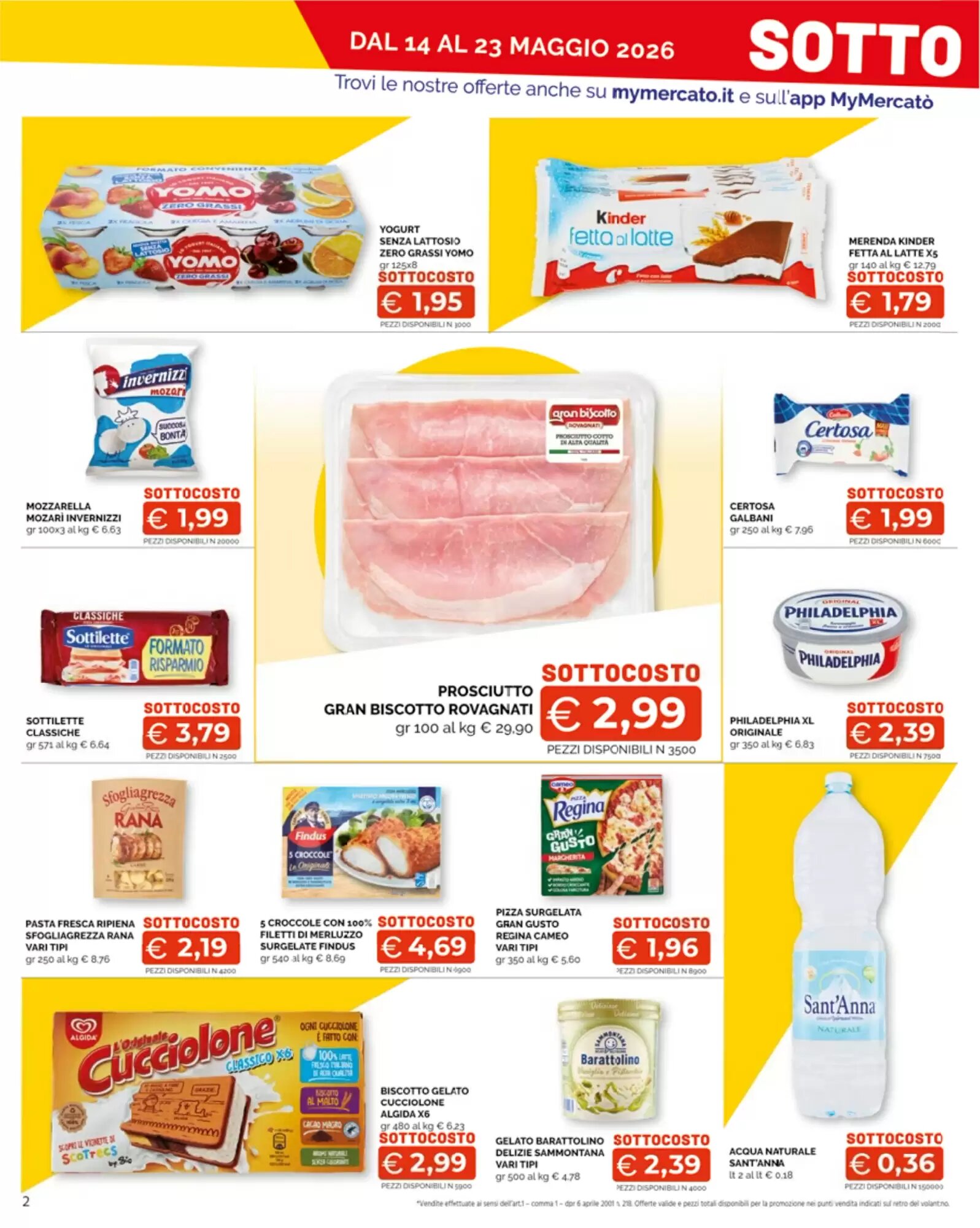 Volantino promozionale Mercatò Extra  valide dal 14/05/2026 - Pagina 2.