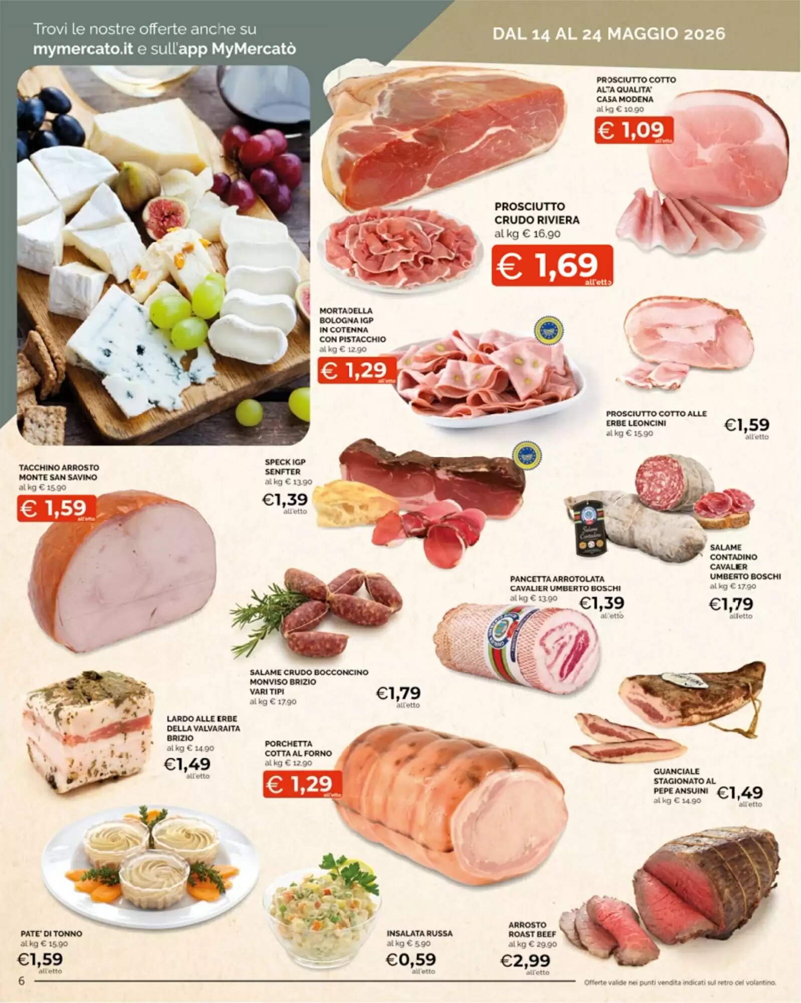 Volantino promozionale Mercatò Extra  valide dal 14/05/2026 - Pagina 6.