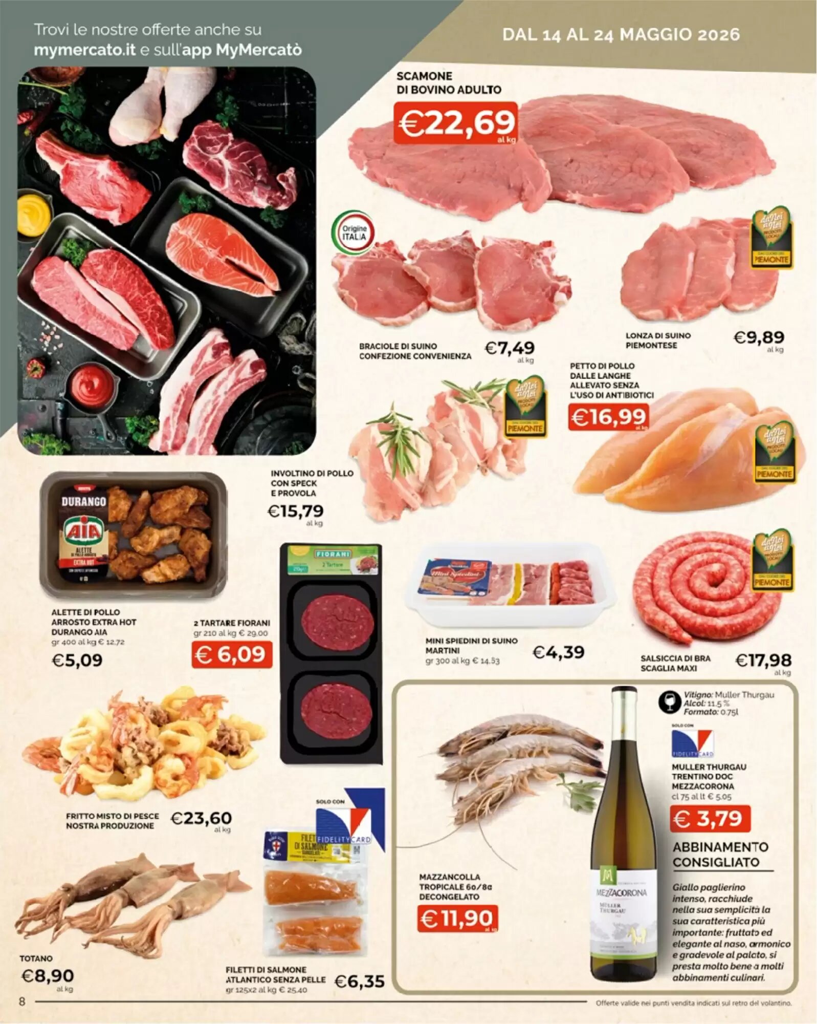Volantino promozionale Mercatò Extra  valide dal 14/05/2026 - Pagina 8.