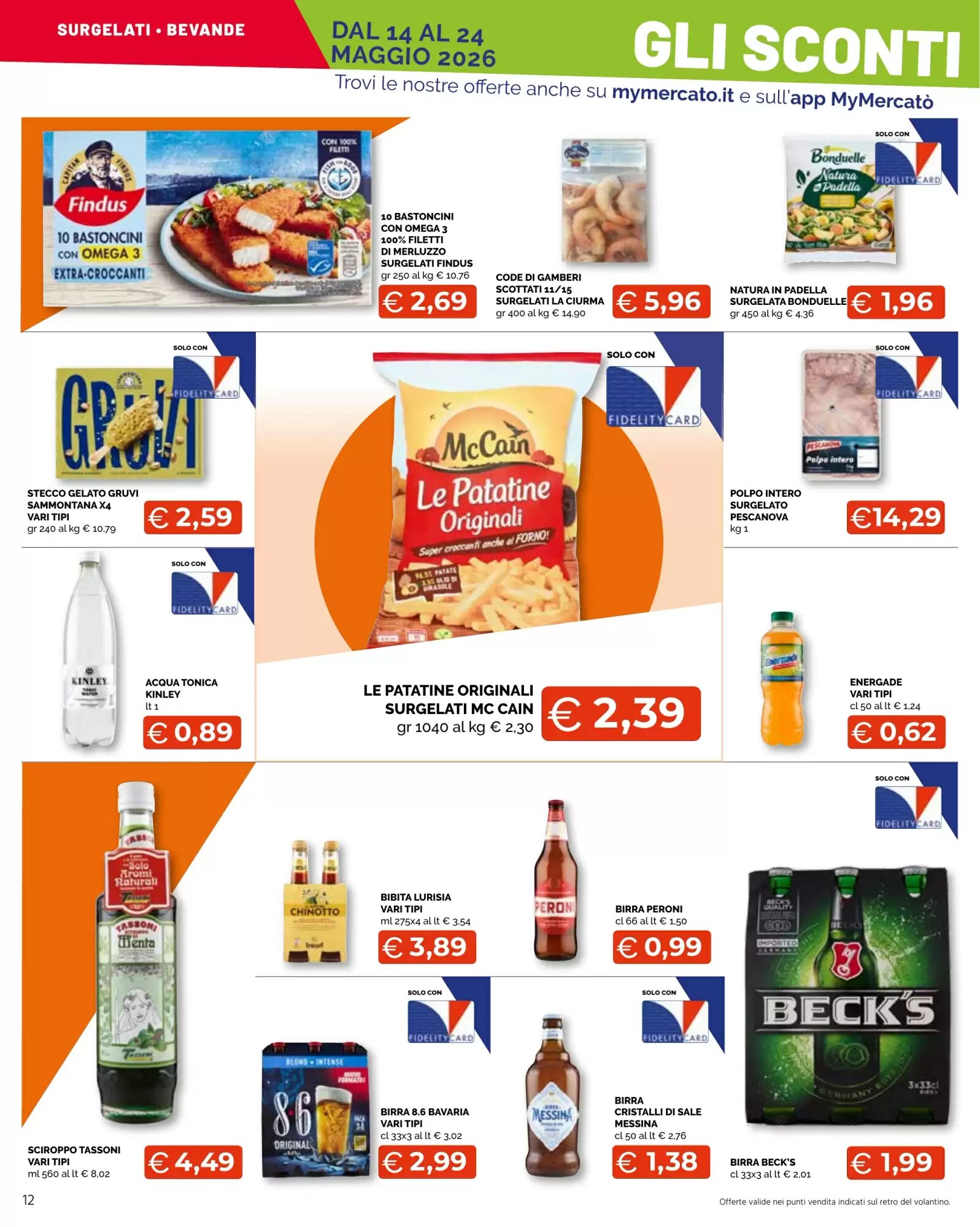 Volantino promozionale Mercatò Big  valide dal 14/05/2026 - Pagina 12.