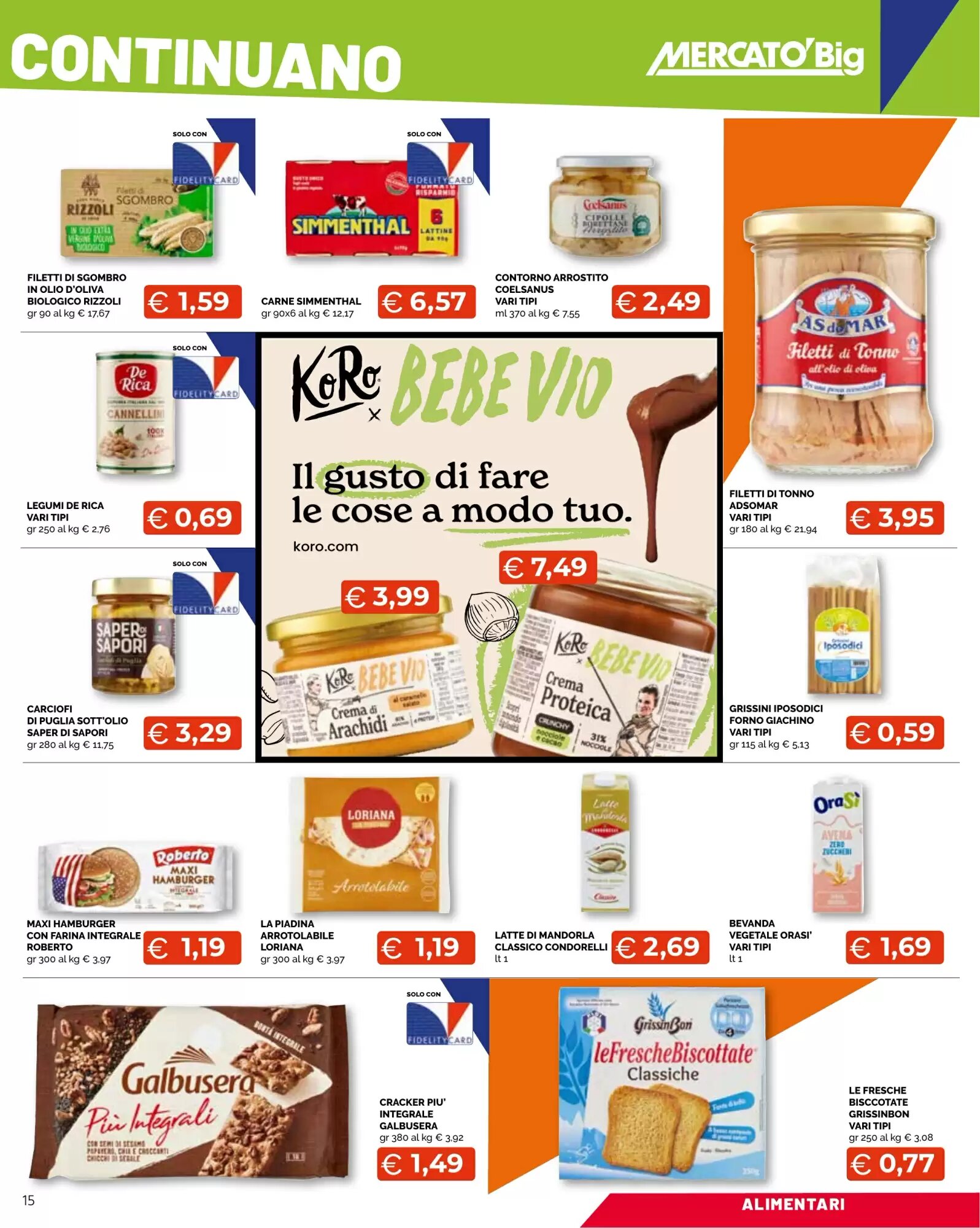 Volantino promozionale Mercatò Big  valide dal 14/05/2026 - Pagina 15.