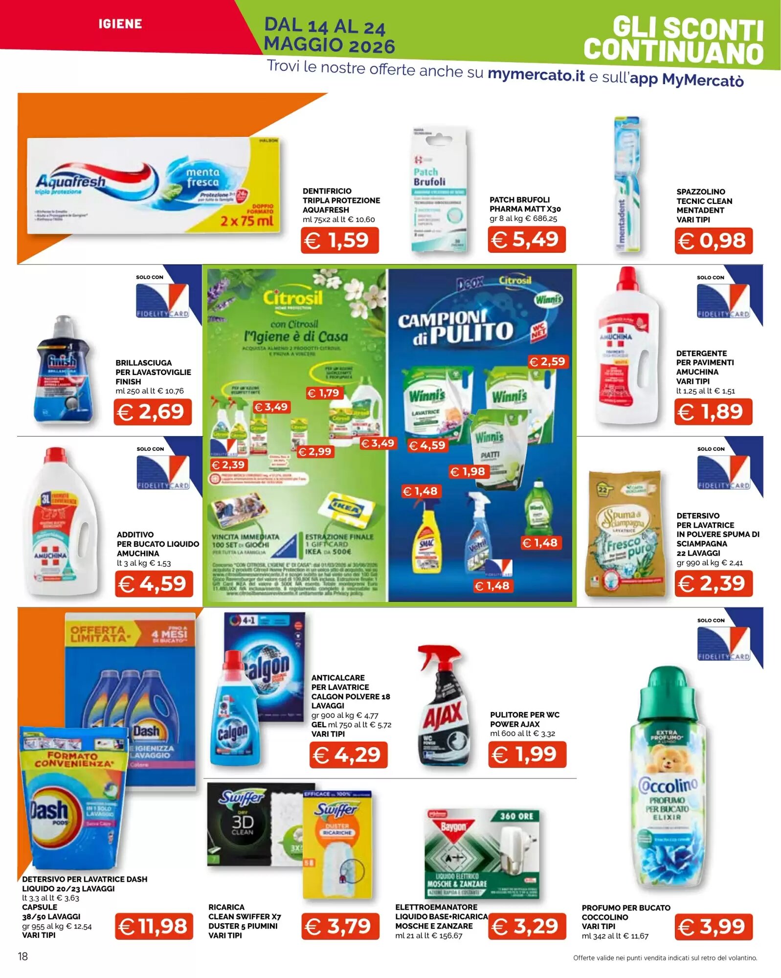 Volantino promozionale Mercatò Big  valide dal 14/05/2026 - Pagina 18.