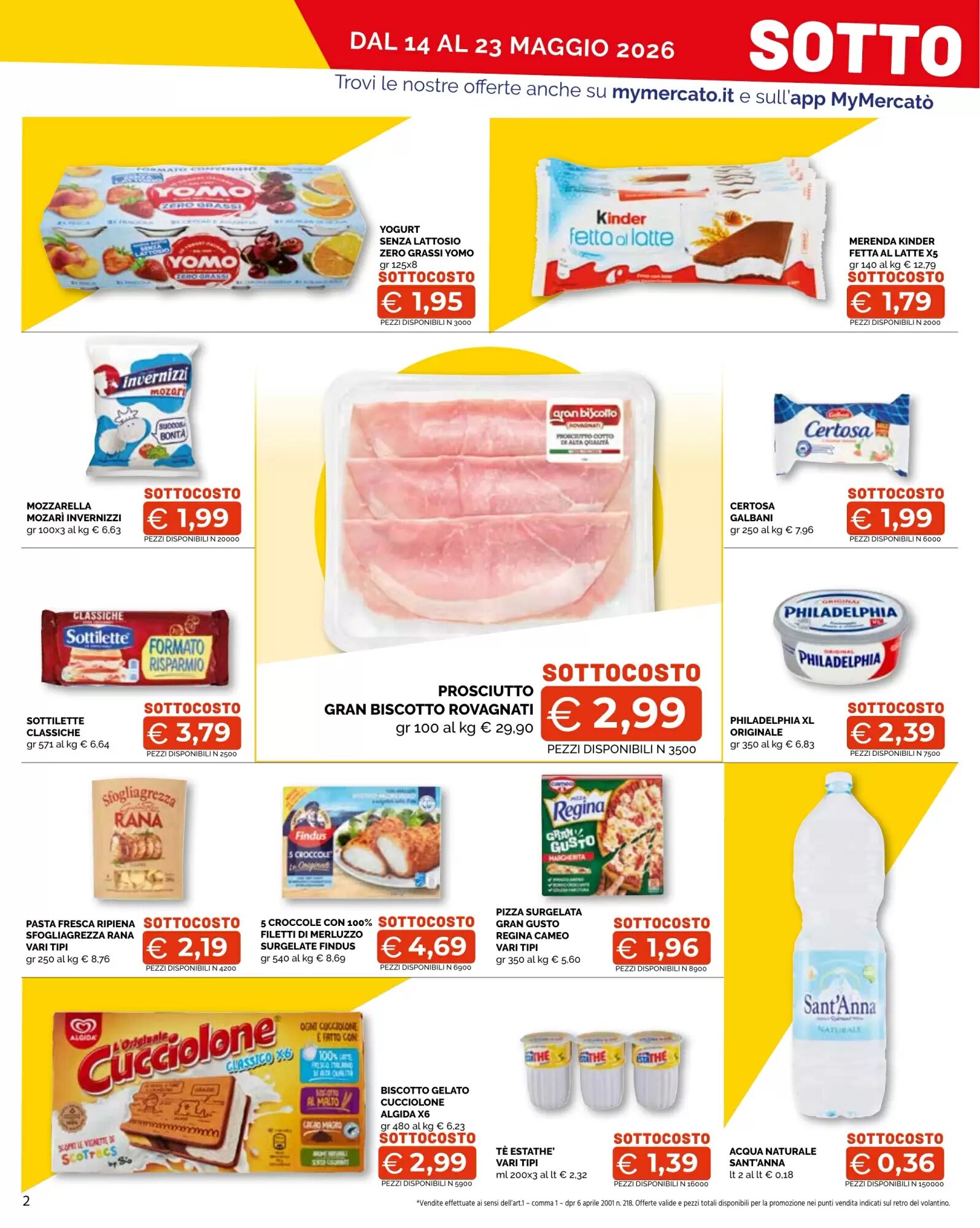 Volantino promozionale Mercatò Big  valide dal 14/05/2026 - Pagina 2.