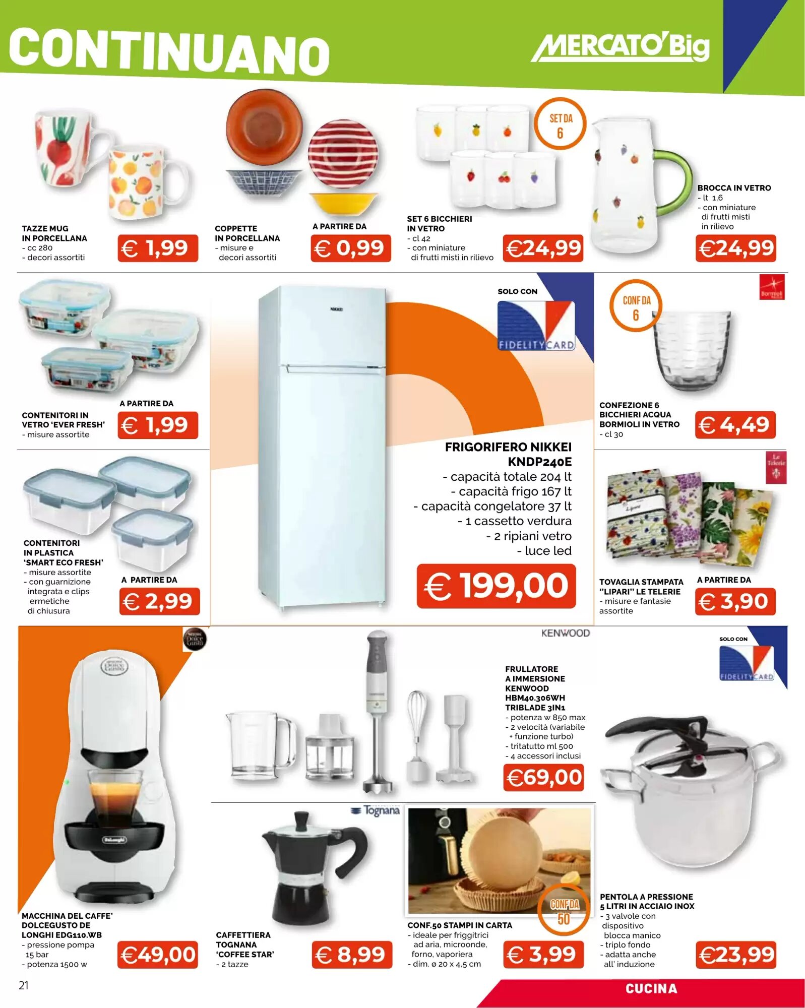Volantino promozionale Mercatò Big  valide dal 14/05/2026 - Pagina 21.
