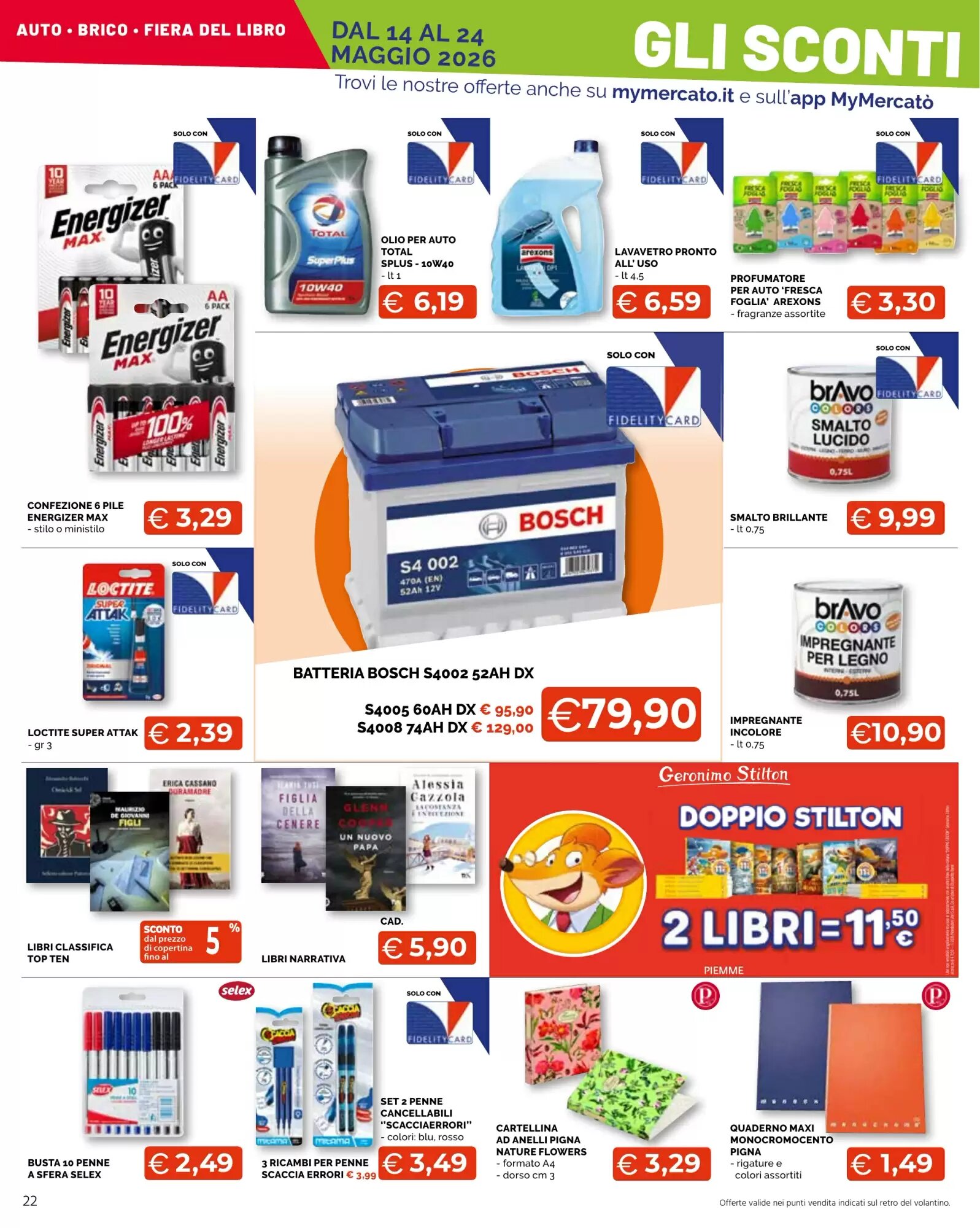 Volantino promozionale Mercatò Big  valide dal 14/05/2026 - Pagina 22.
