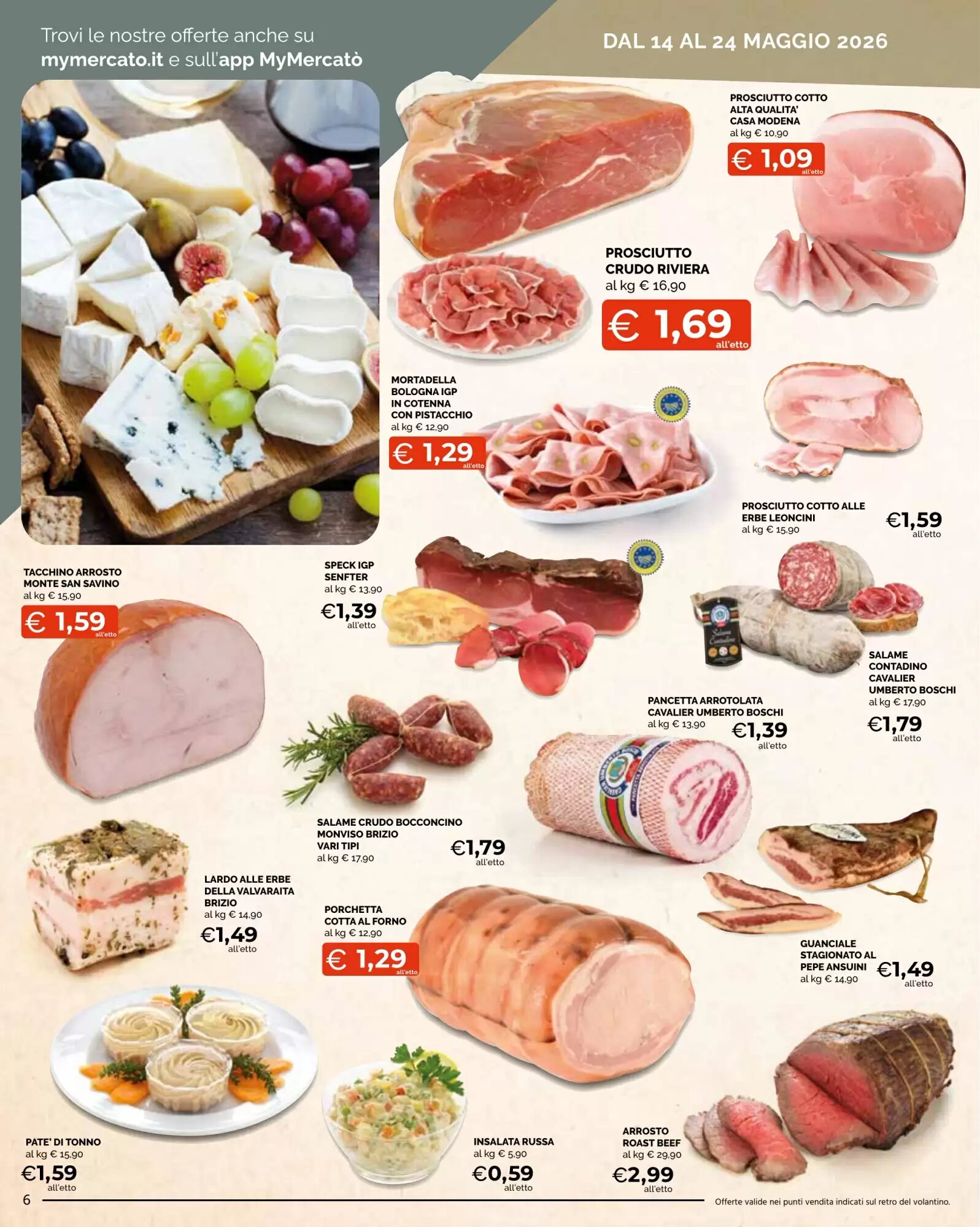 Volantino promozionale Mercatò Big  valide dal 14/05/2026 - Pagina 6.