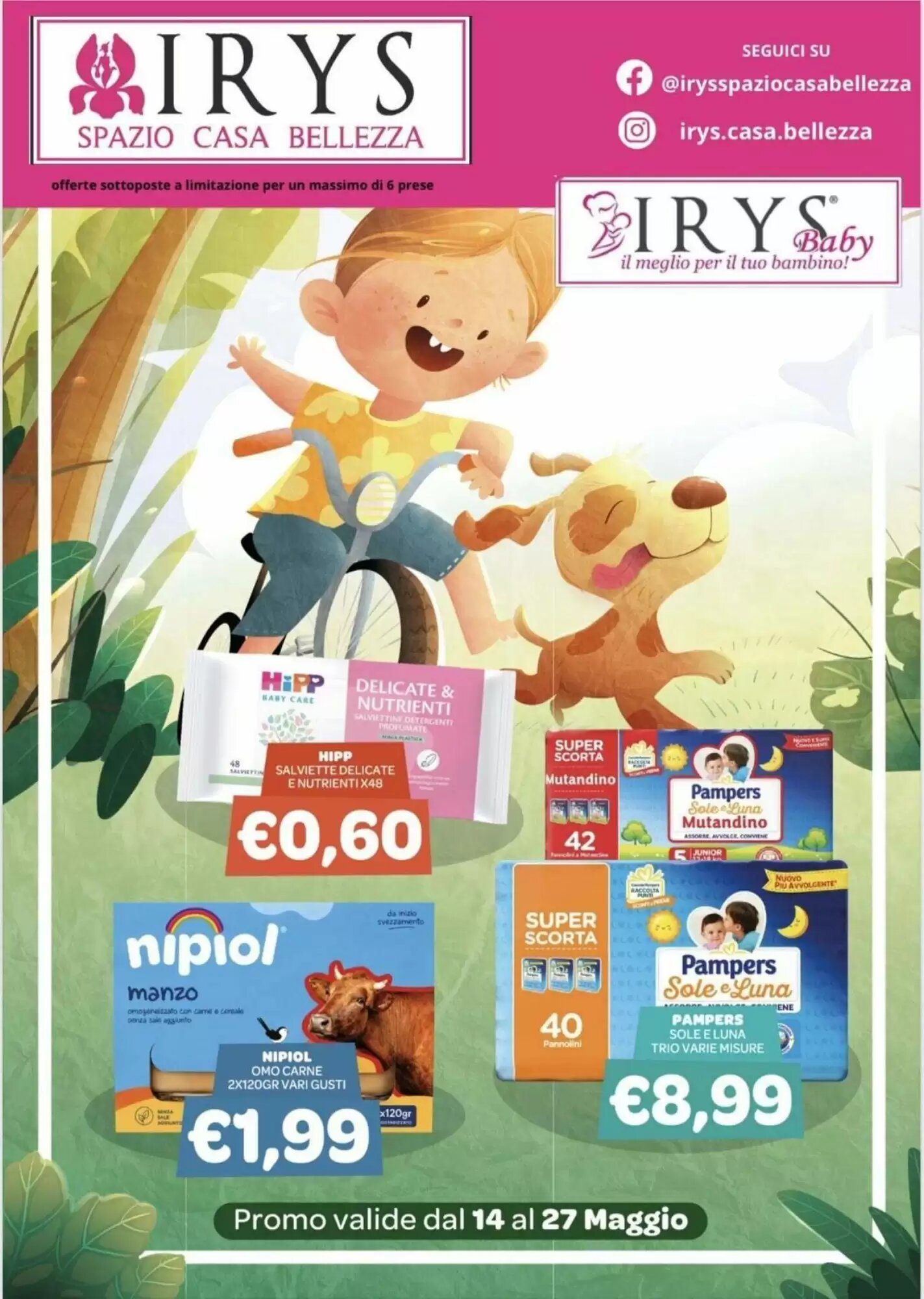 Volantino promozionale Irys  valide dal 14/05/2026 - Pagina 1.