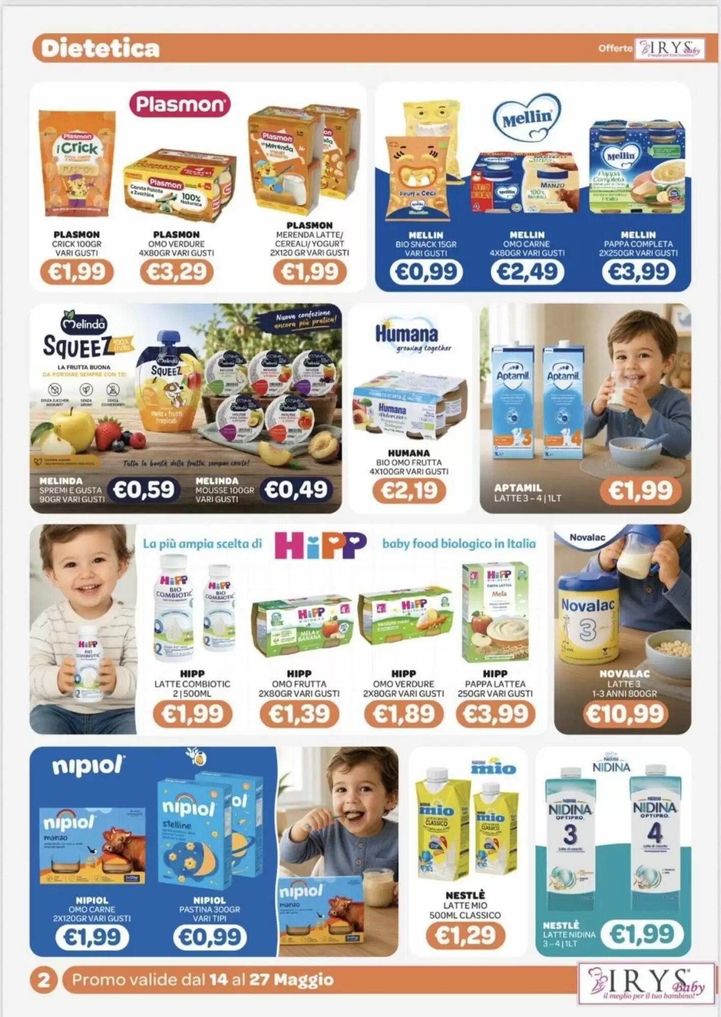 Volantino promozionale Irys  valide dal 14/05/2026 - Pagina 2.