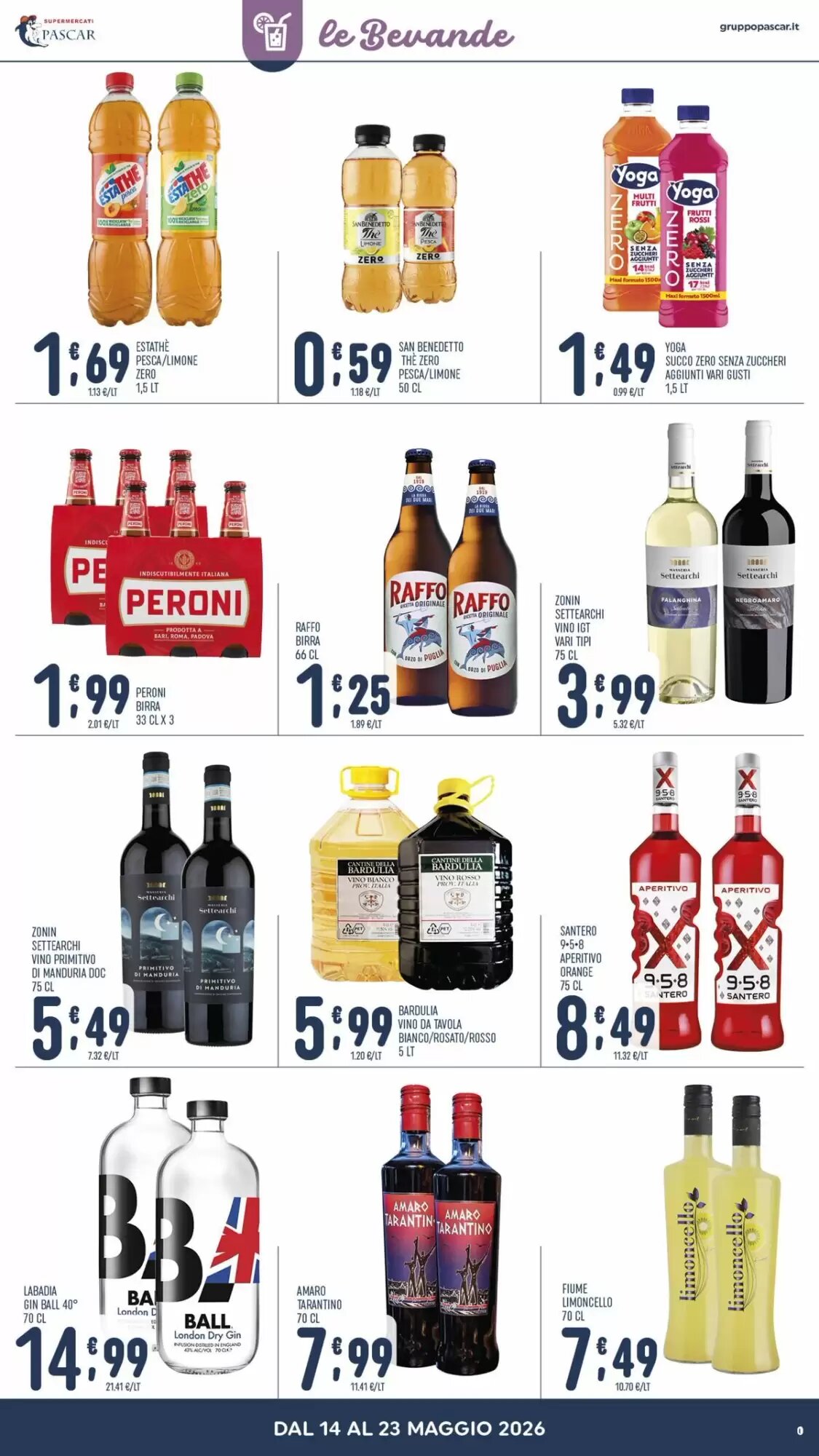 Volantino promozionale Gruppo Pascar  valide dal 14/05/2026 - Pagina 10.