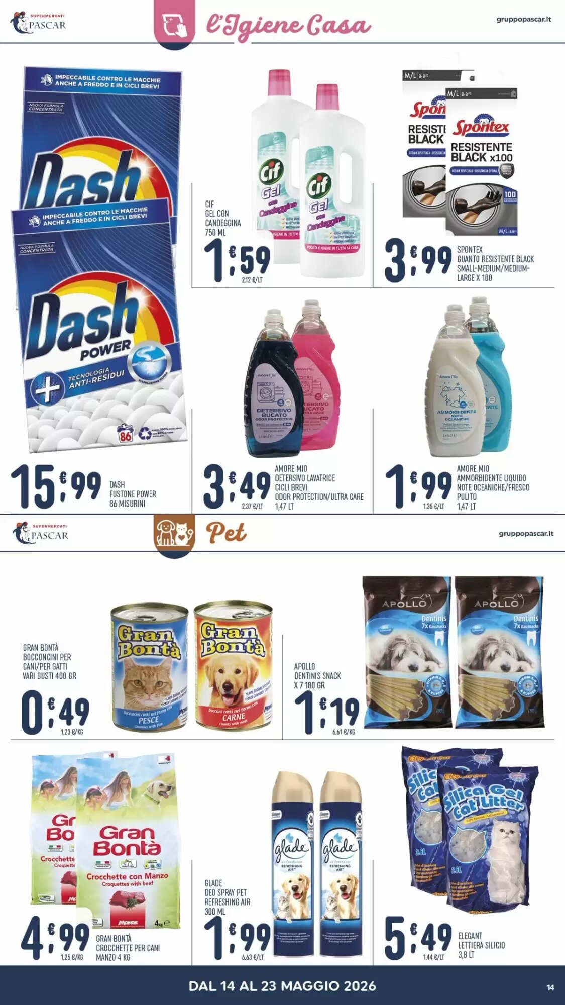 Volantino promozionale Gruppo Pascar  valide dal 14/05/2026 - Pagina 14.