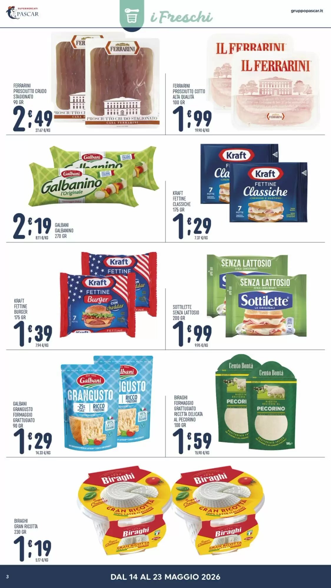 Volantino promozionale Gruppo Pascar  valide dal 14/05/2026 - Pagina 3.