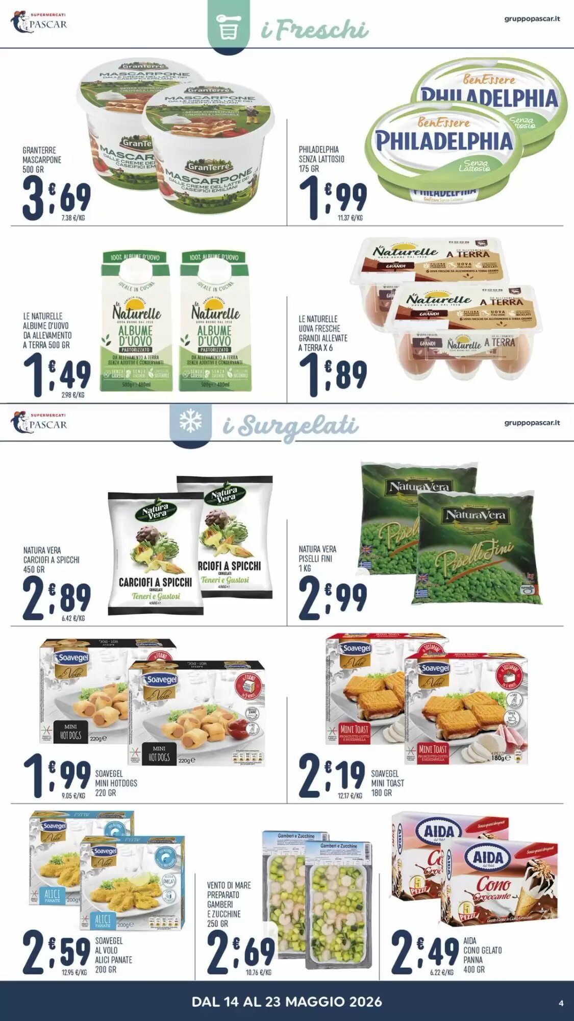Volantino promozionale Gruppo Pascar  valide dal 14/05/2026 - Pagina 4.