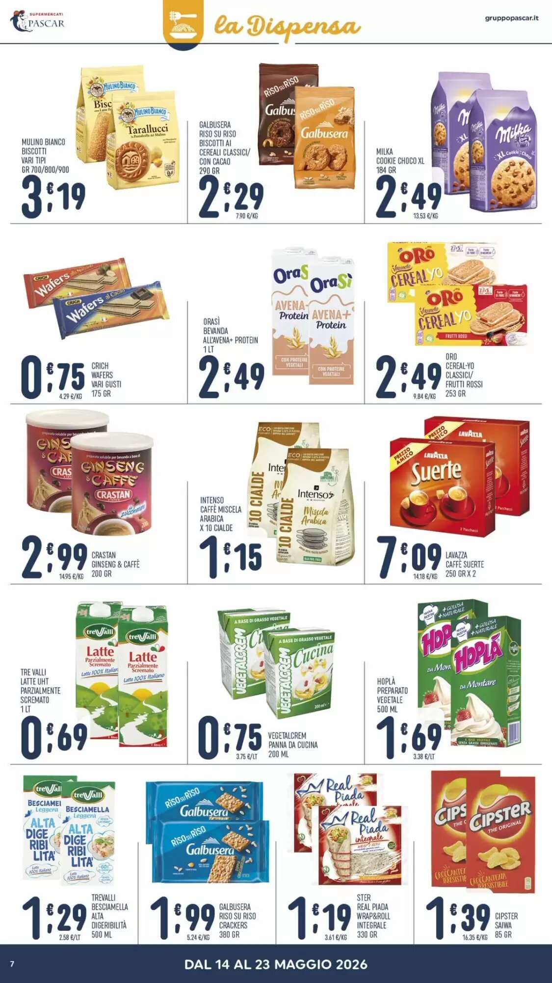 Volantino promozionale Gruppo Pascar  valide dal 14/05/2026 - Pagina 7.