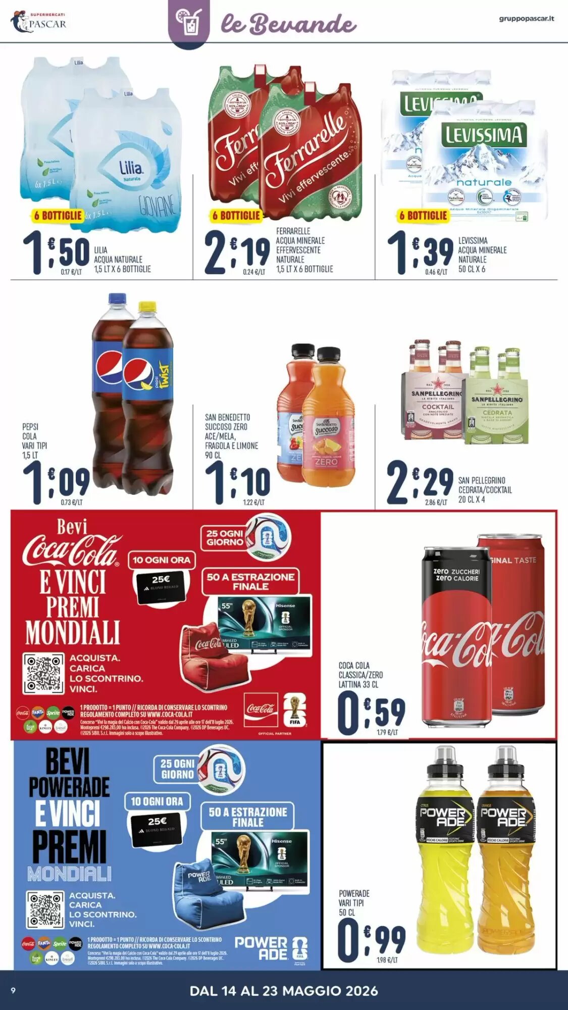 Volantino promozionale Gruppo Pascar  valide dal 14/05/2026 - Pagina 9.