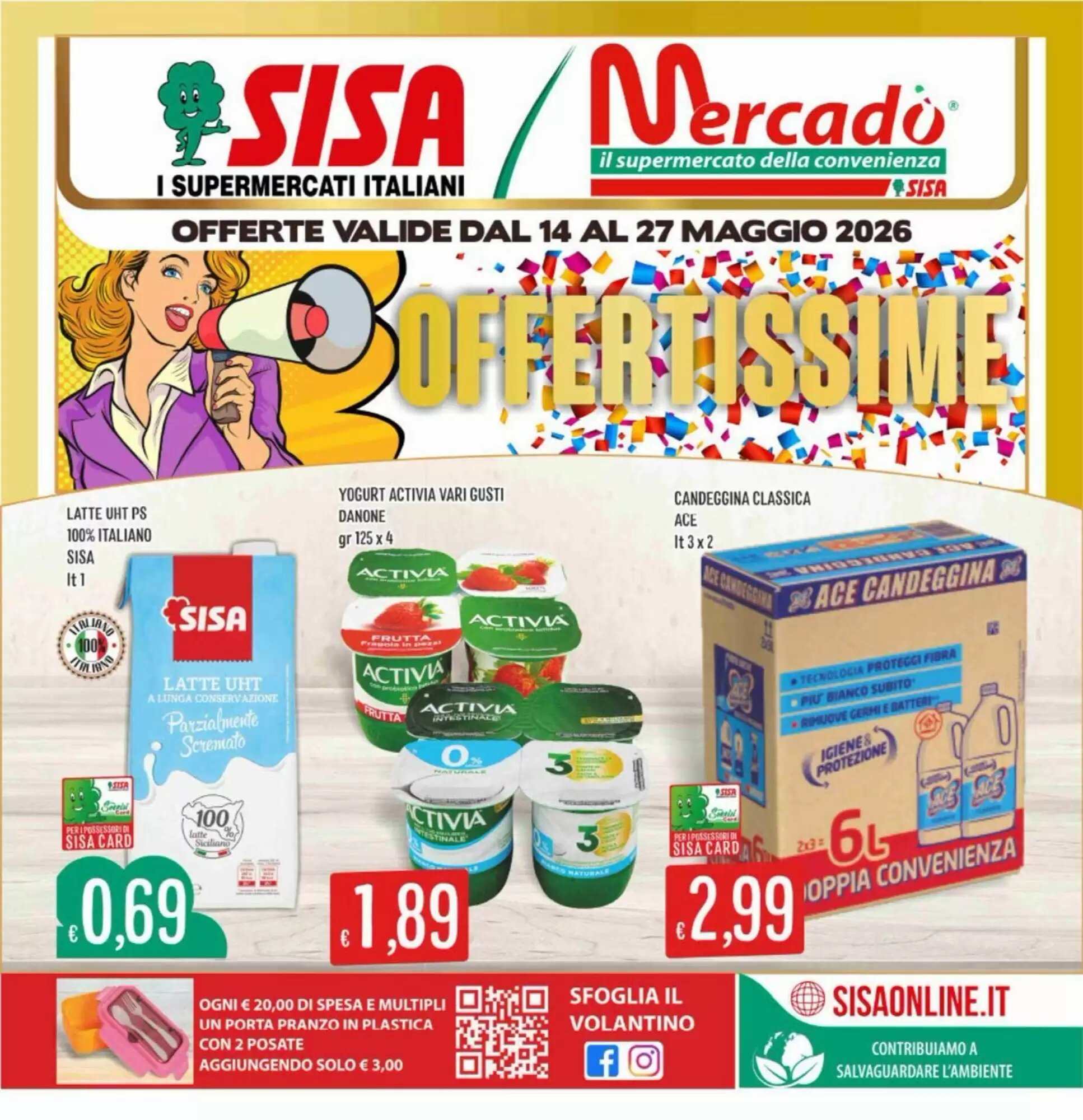 Volantino promozionale Mercadò  valide dal 14/05/2026 - Pagina 1.