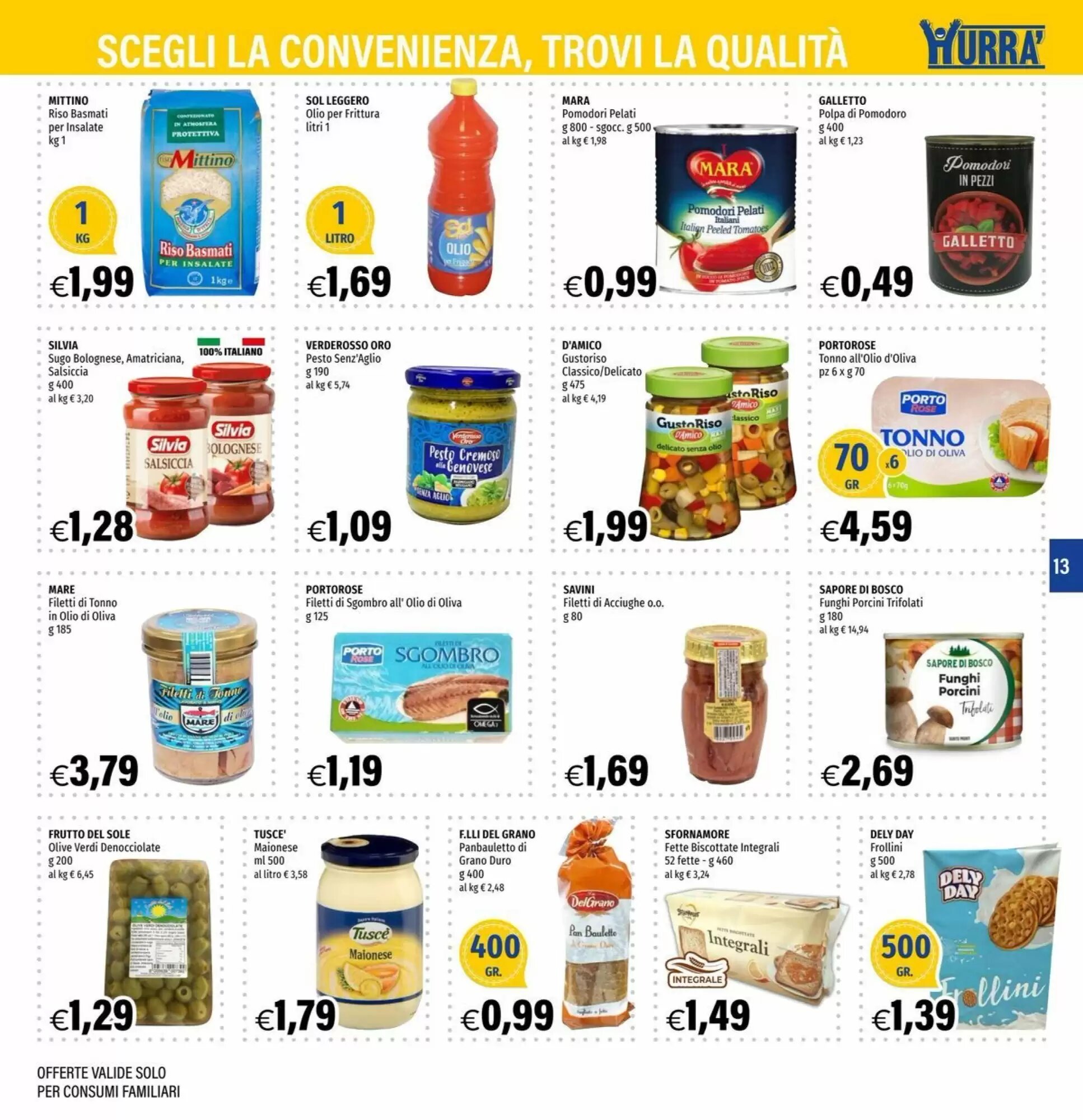 Volantino promozionale Hurrà  valide dal 14/05/2026 - Pagina 13.