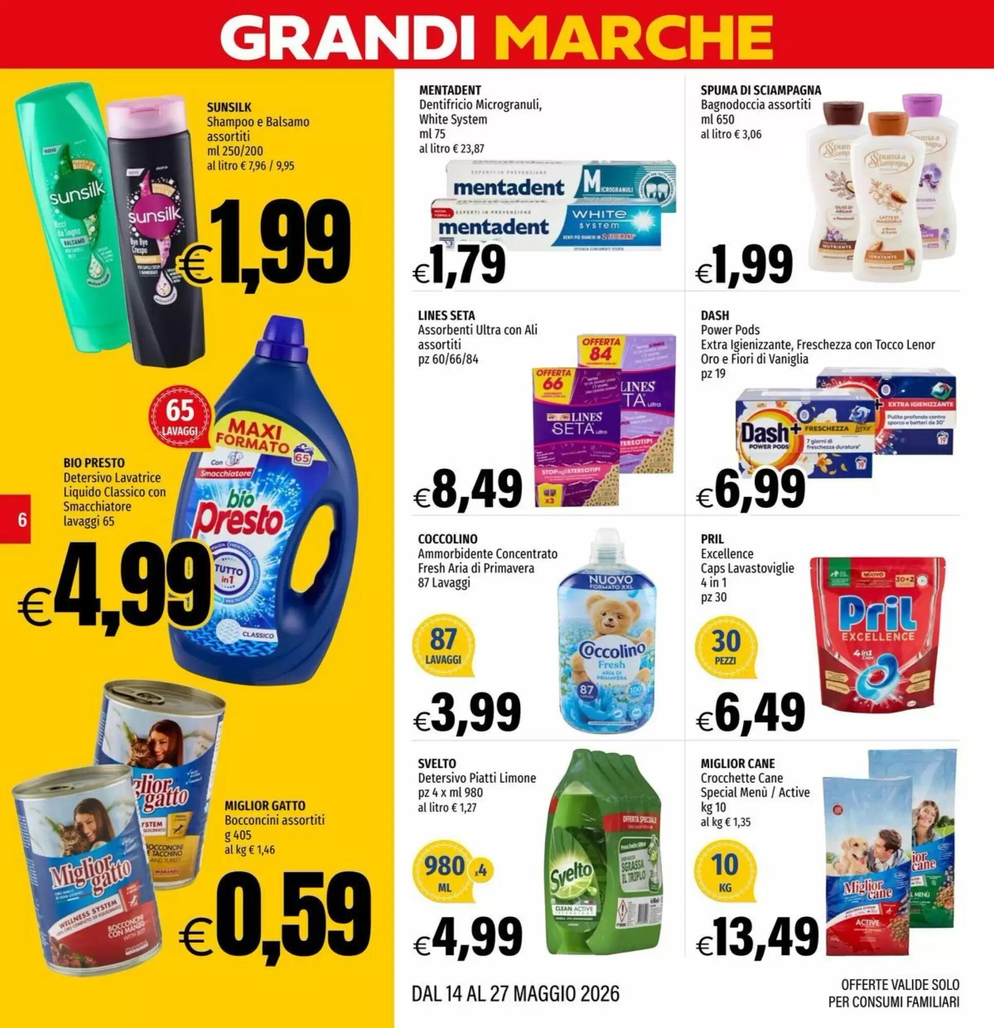 Volantino promozionale Hurrà  valide dal 14/05/2026 - Pagina 6.